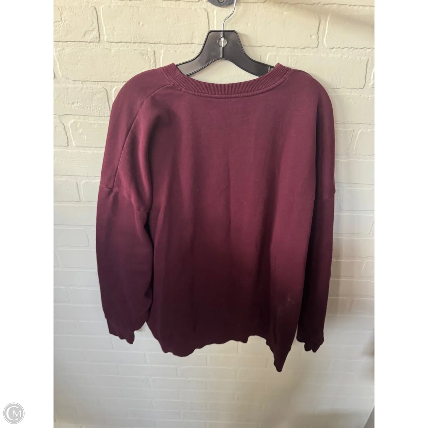 Athletic Sweatshirt Crewneck By Under Armour In Red, Size: Xl