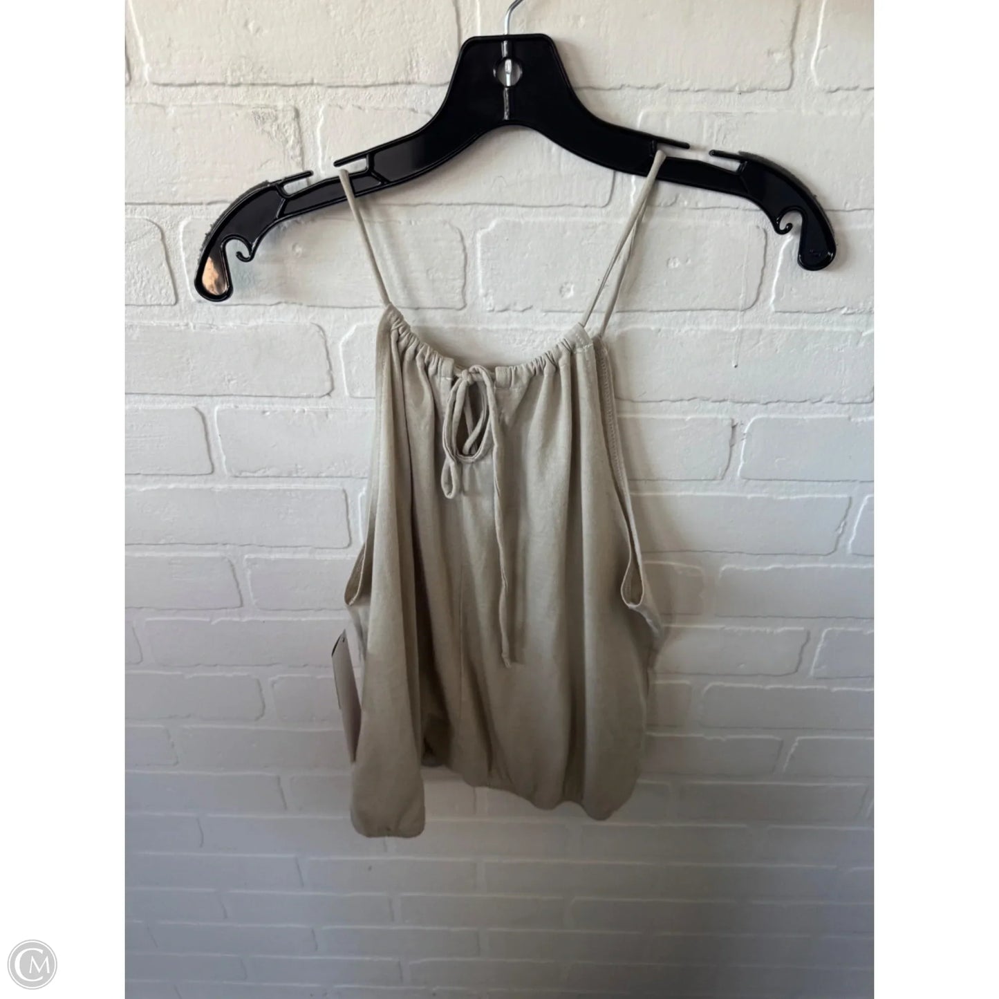 Top Sleeveless Basic By Urban Daizy In Tan, Size: L