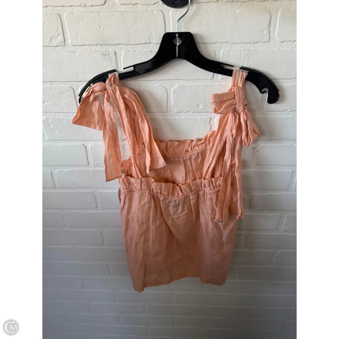 Top Sleeveless By J. Crew In Orange, Size: M