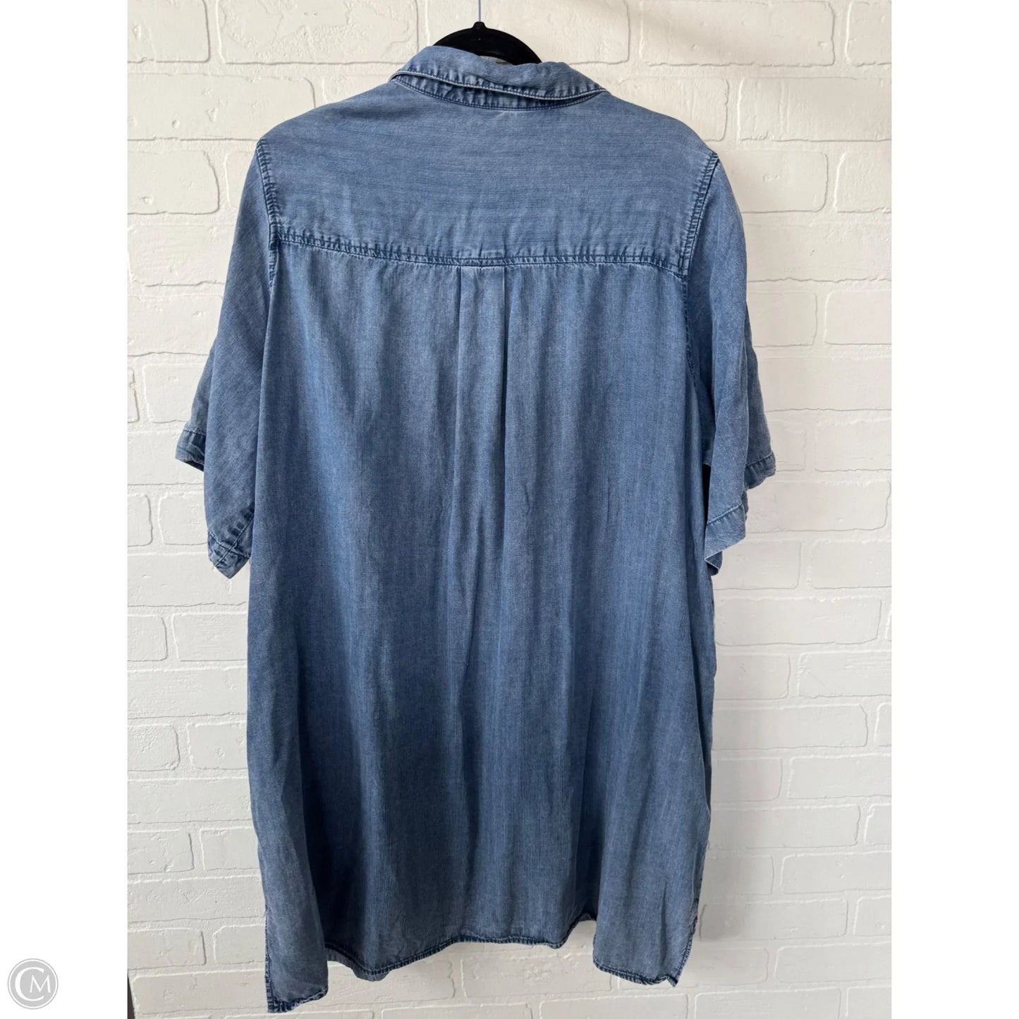 Dress Casual Short By Velvet Heart In Blue Denim, Size: 2x