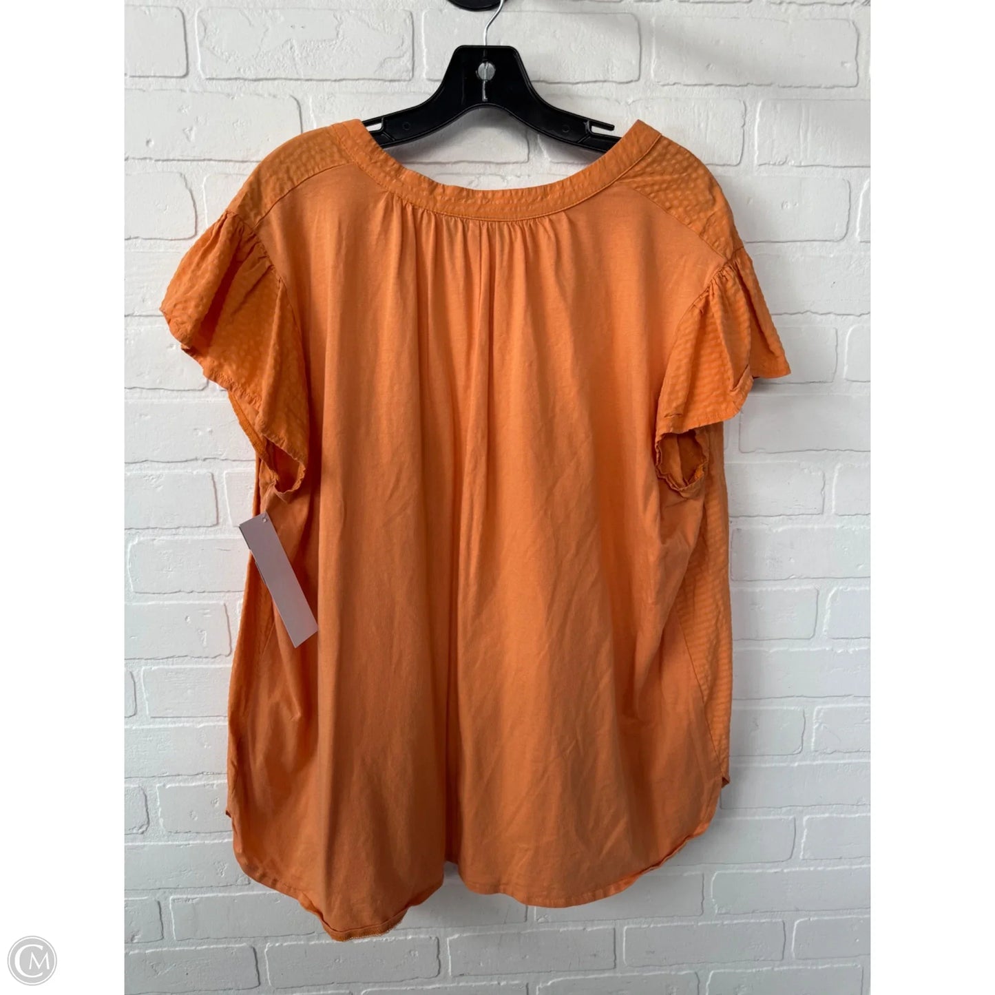 Top Short Sleeve By Lane Bryant In Orange, Size: 3x