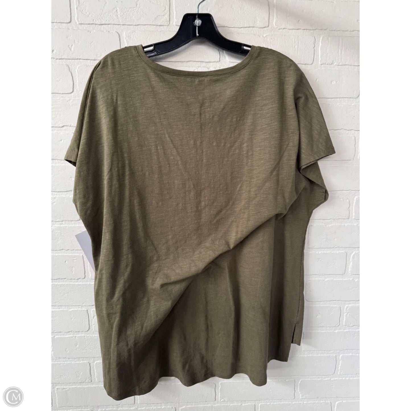 Top Short Sleeve By Lane Bryant In Green, Size: 1x