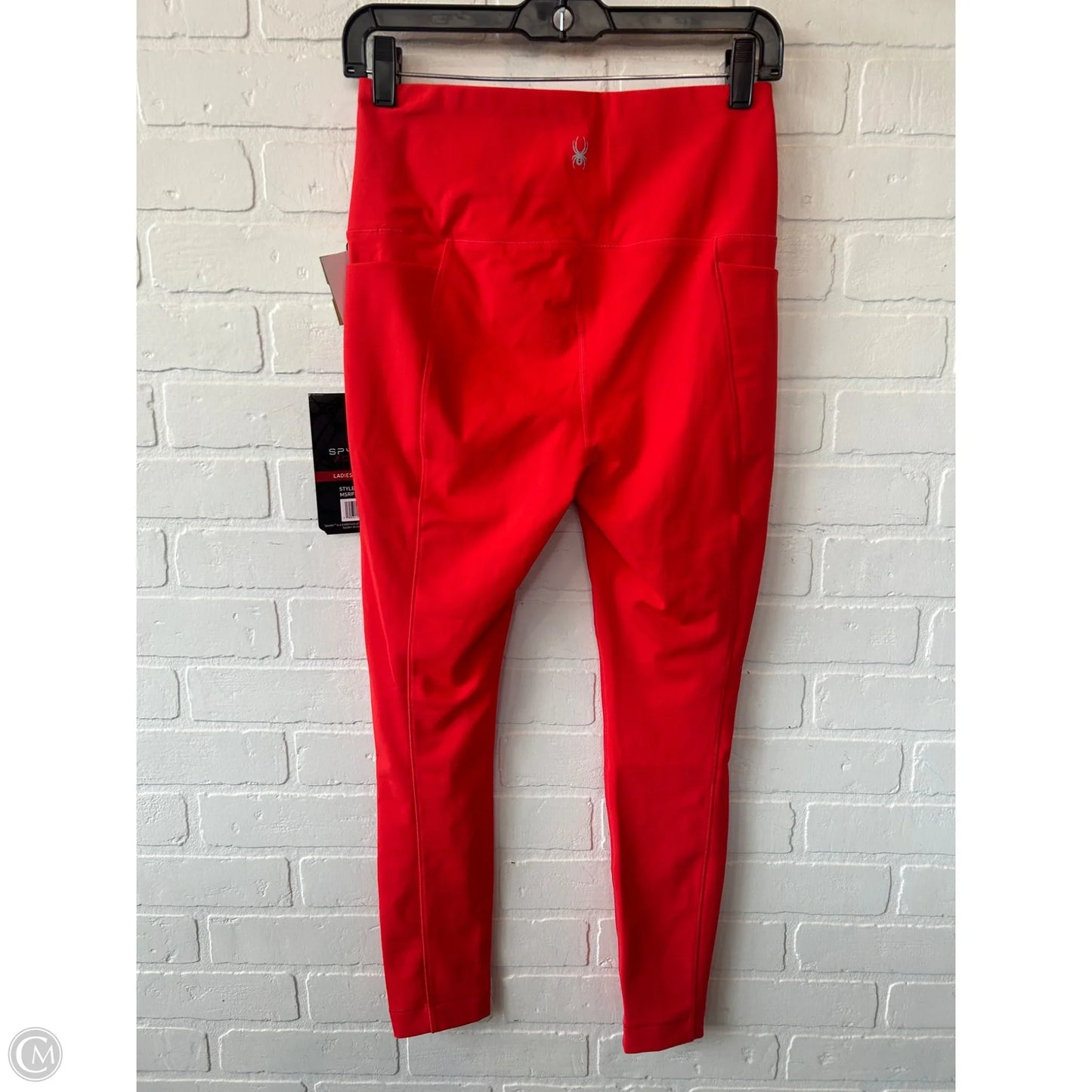 Athletic Leggings By Spyder In Red, Size: 8