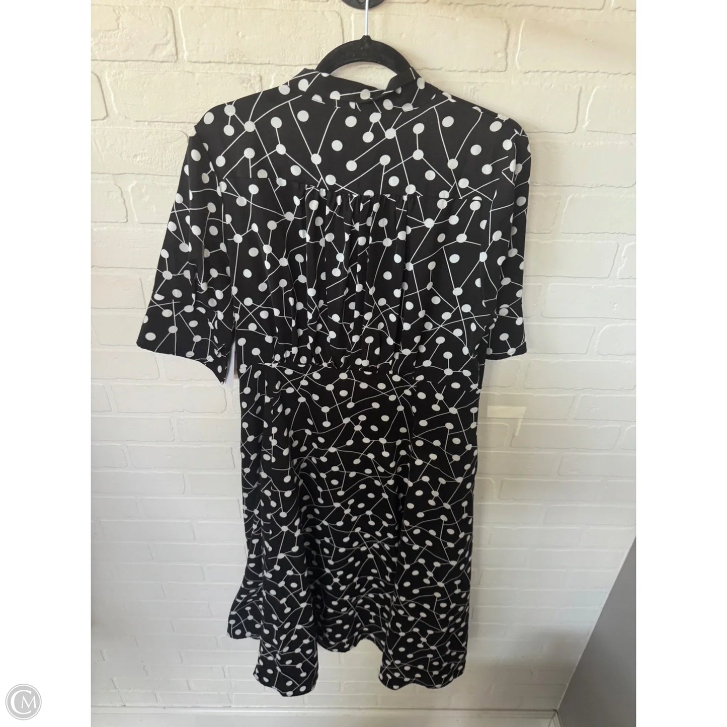 Dress Casual Maxi By Gracia In Black & White, Size: L