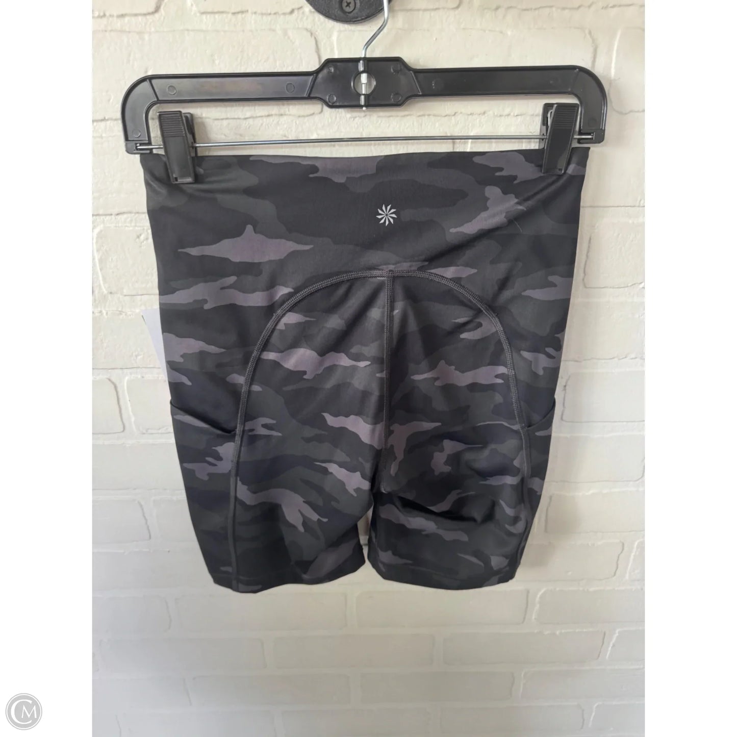 Athletic Shorts By Athleta In Black & Grey, Size: 4