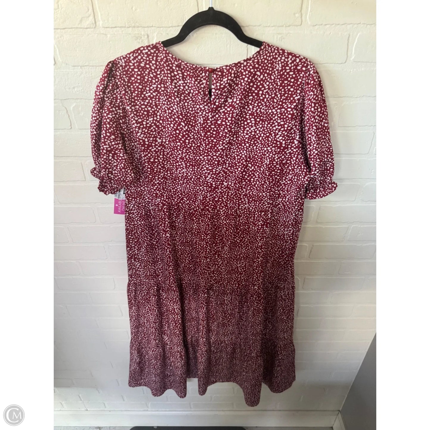 Dress Casual Midi By Prettygarden In Red & White, Size: L