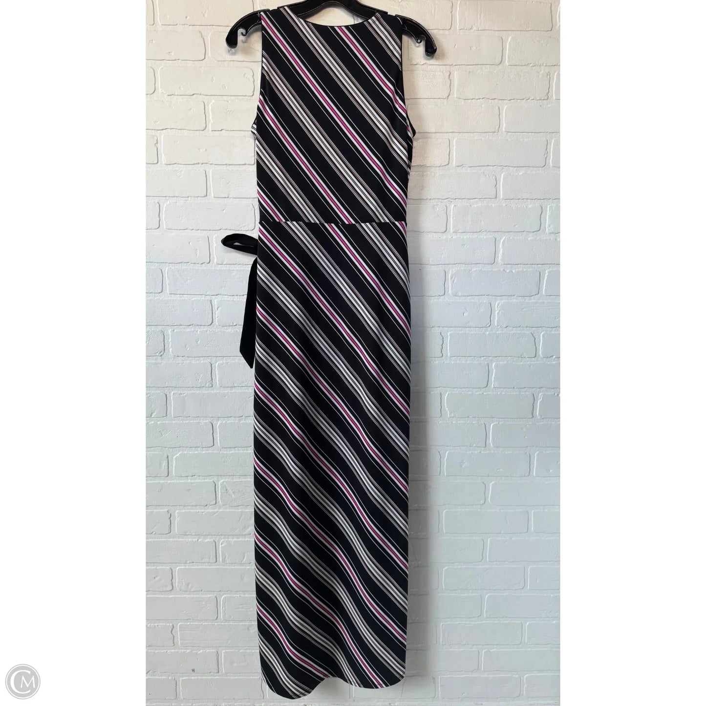 Dress Casual Midi By White House Black Market In Black & Pink, Size: Xs