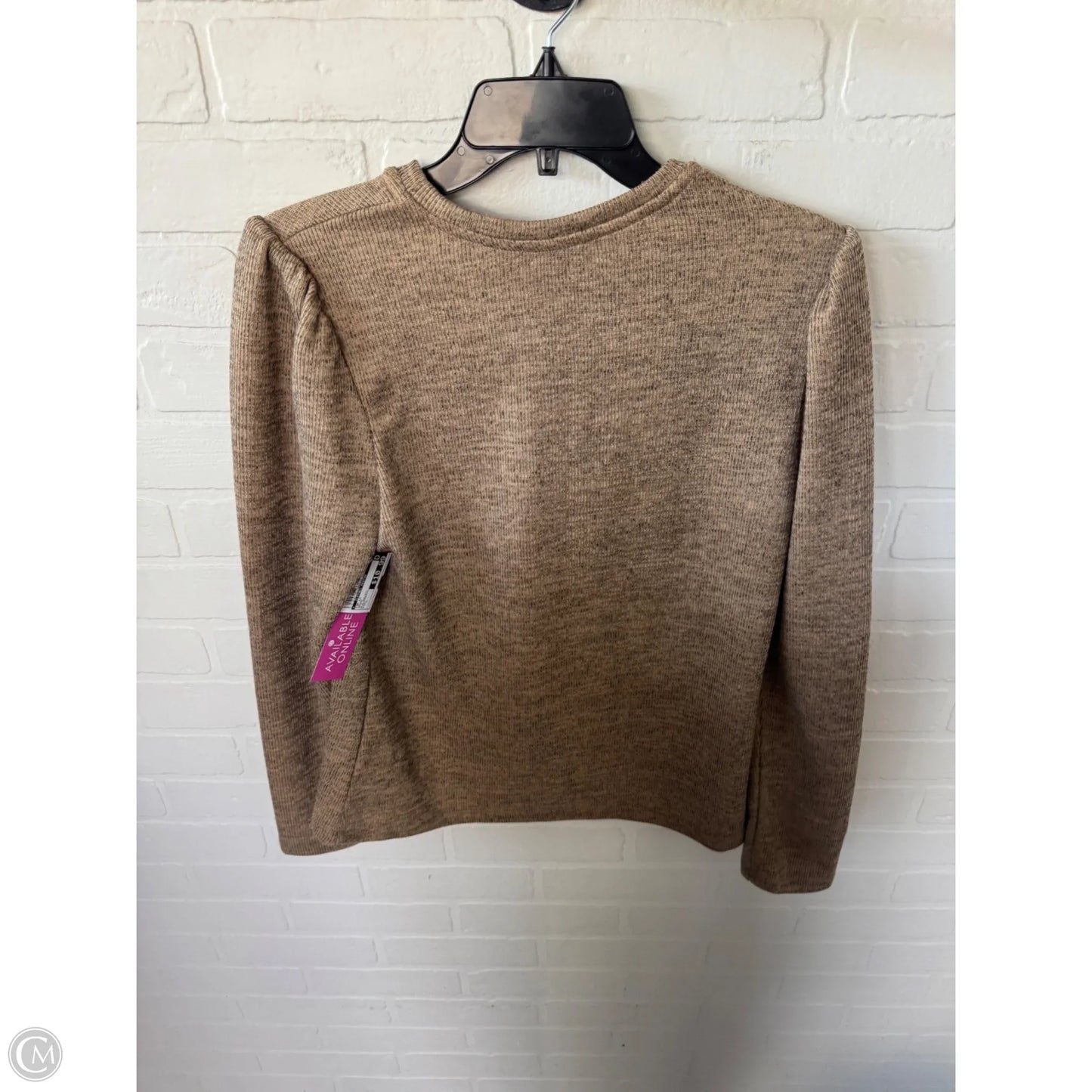 Top Long Sleeve By Clothes Mentor In Brown, Size: L