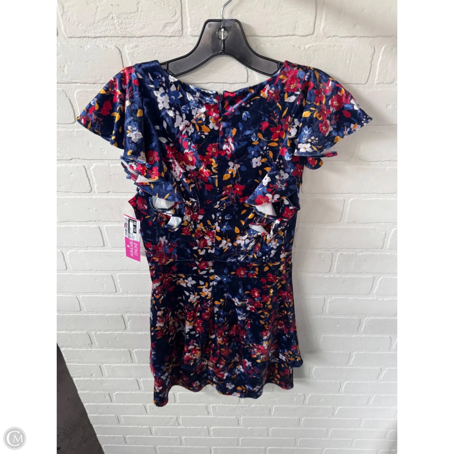 Dress Party Short By Parker In Blue & Red, Size: Xs