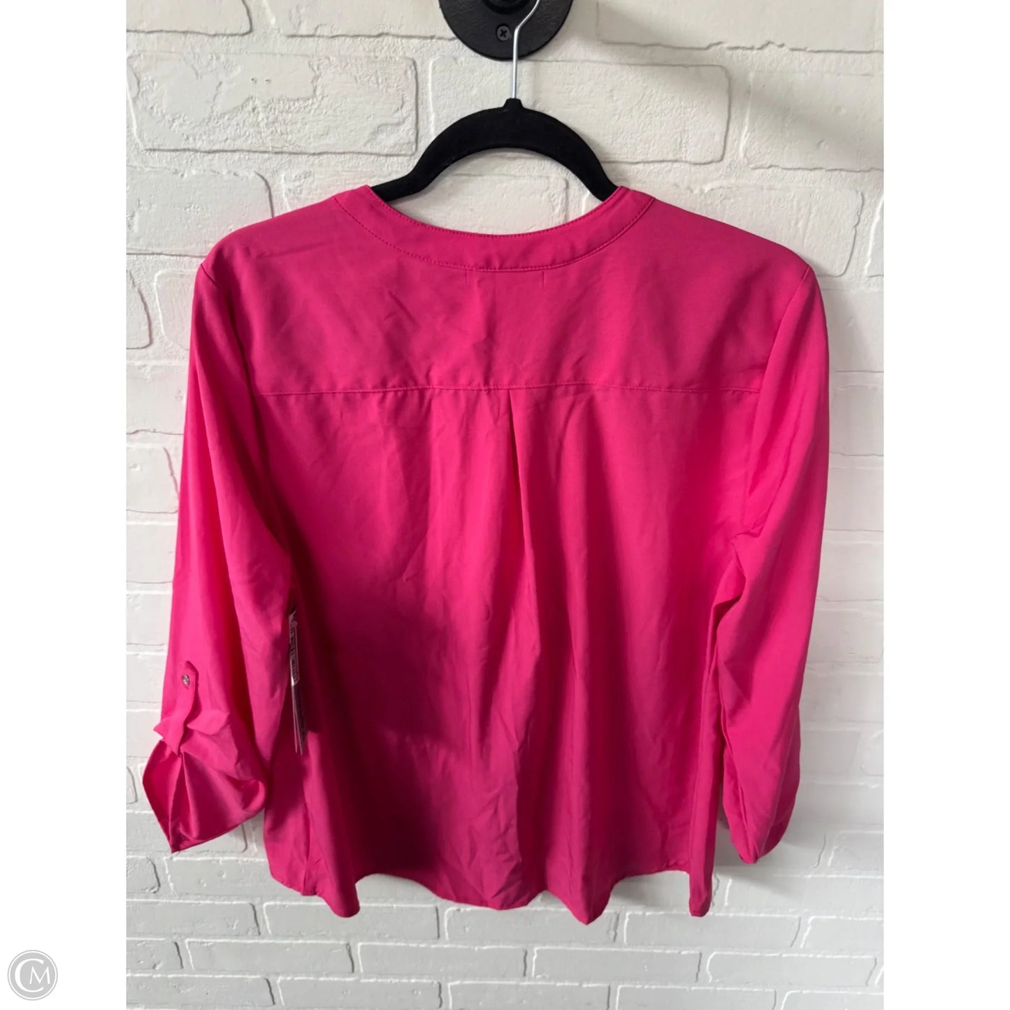 Top Long Sleeve By Ny Collection In Pink, Size: Xlp