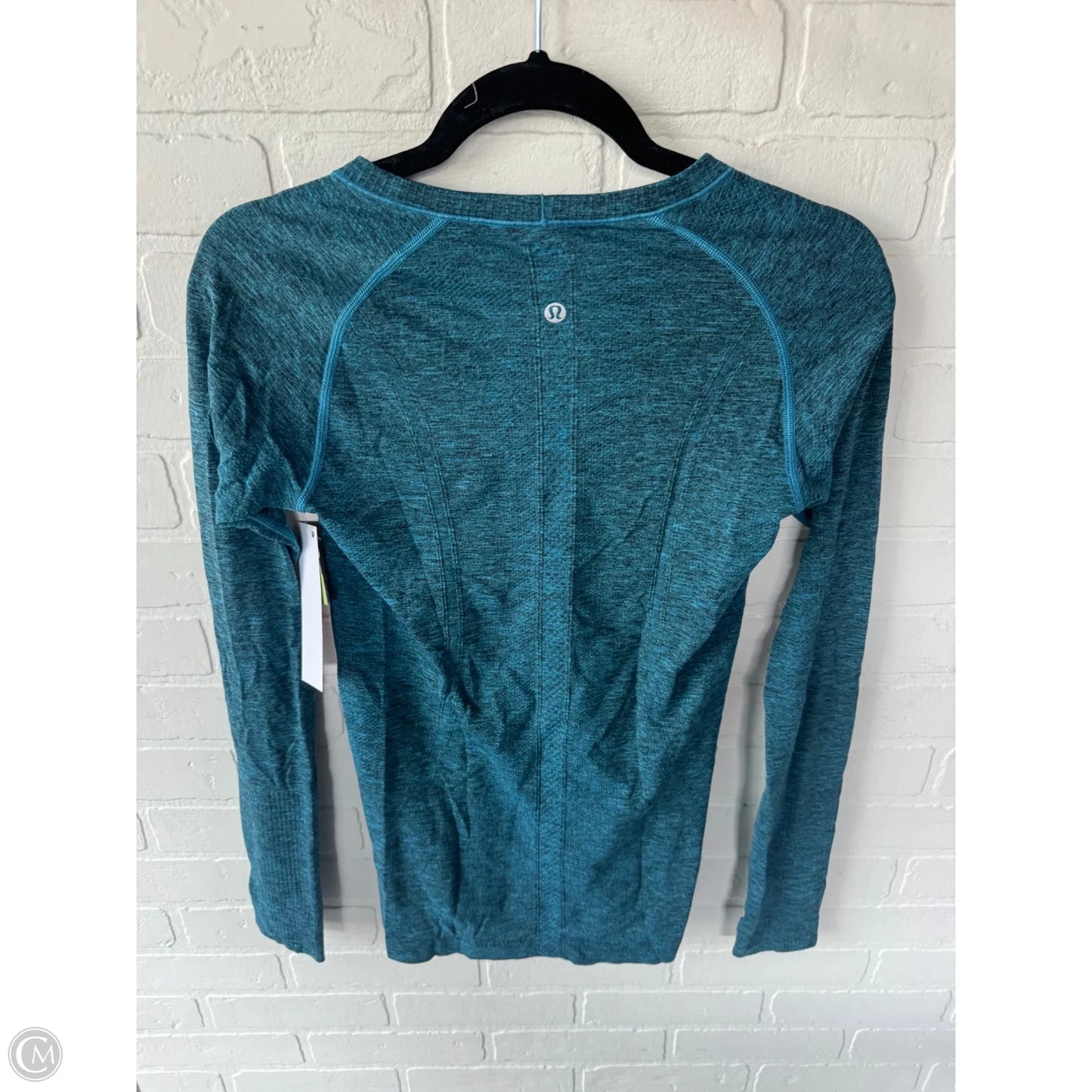 Athletic Top Long Sleeve Crewneck By Lululemon In Blue, Size: S
