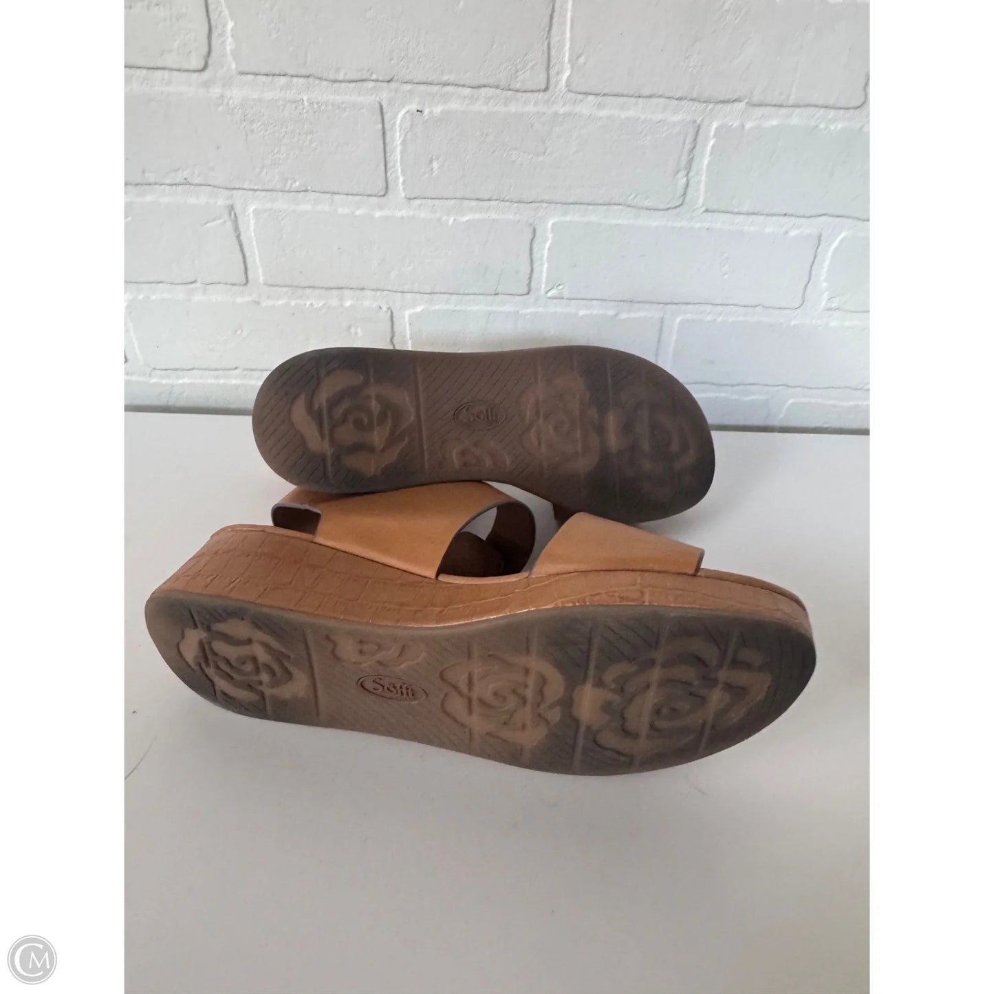 Sandals Flats By Sofft In Brown, Size: 11