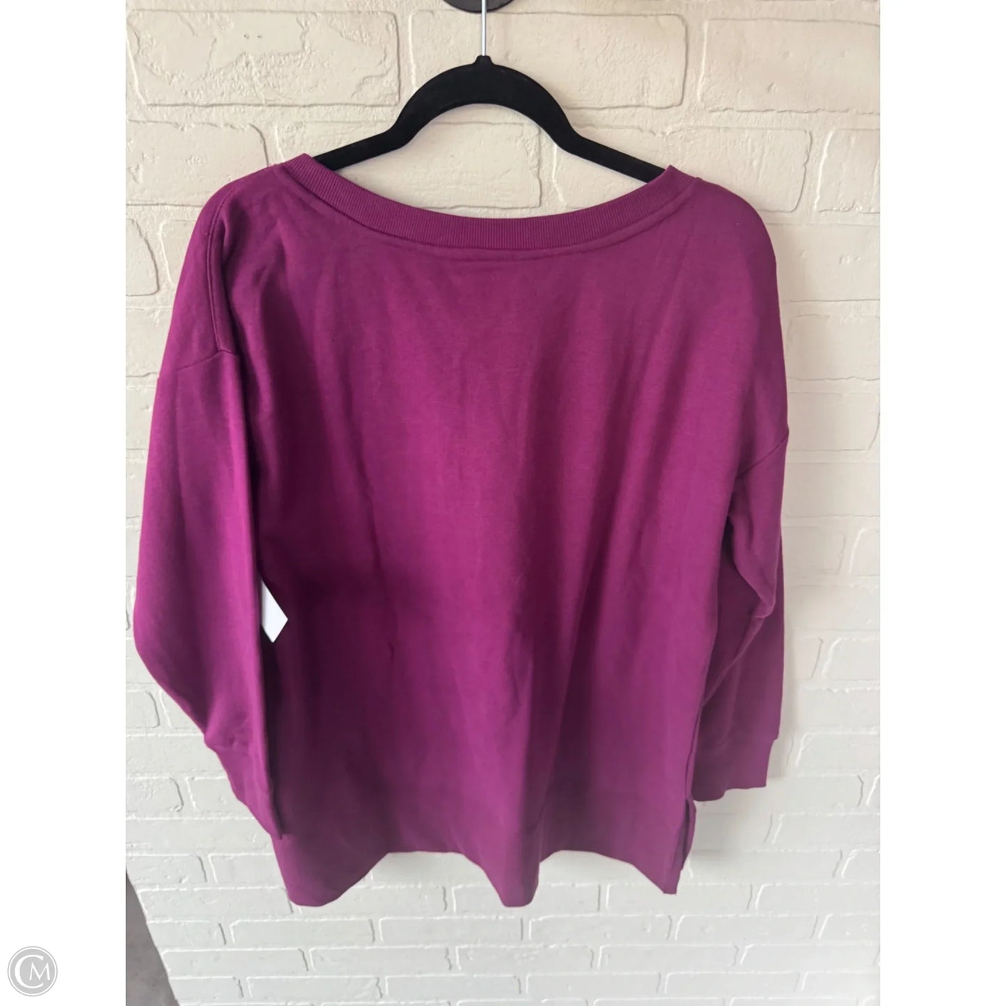 Sweatshirt Crewneck By Market & Spruce In Purple, Size: 1x