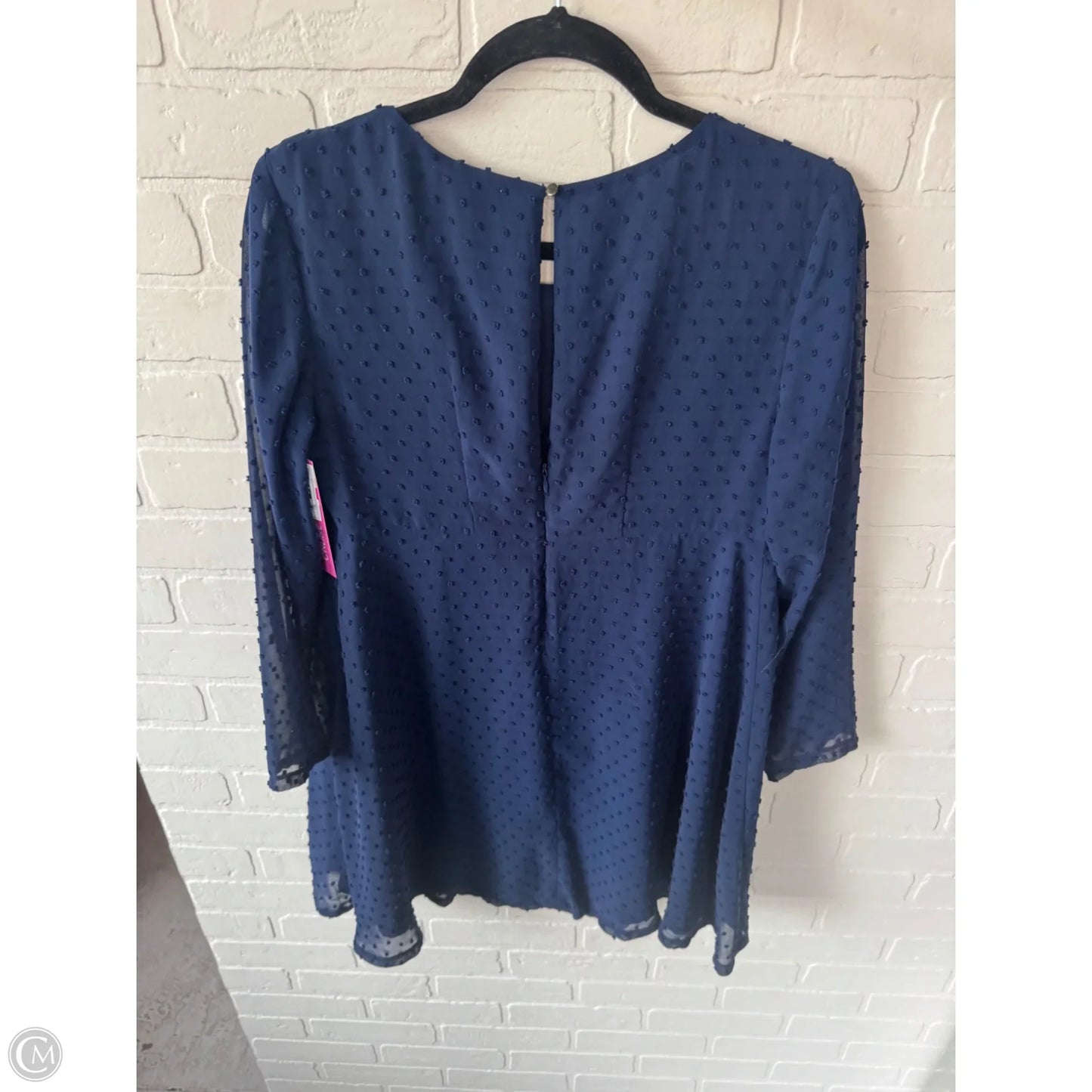 Dress Casual Short By Cece In Blue, Size: M