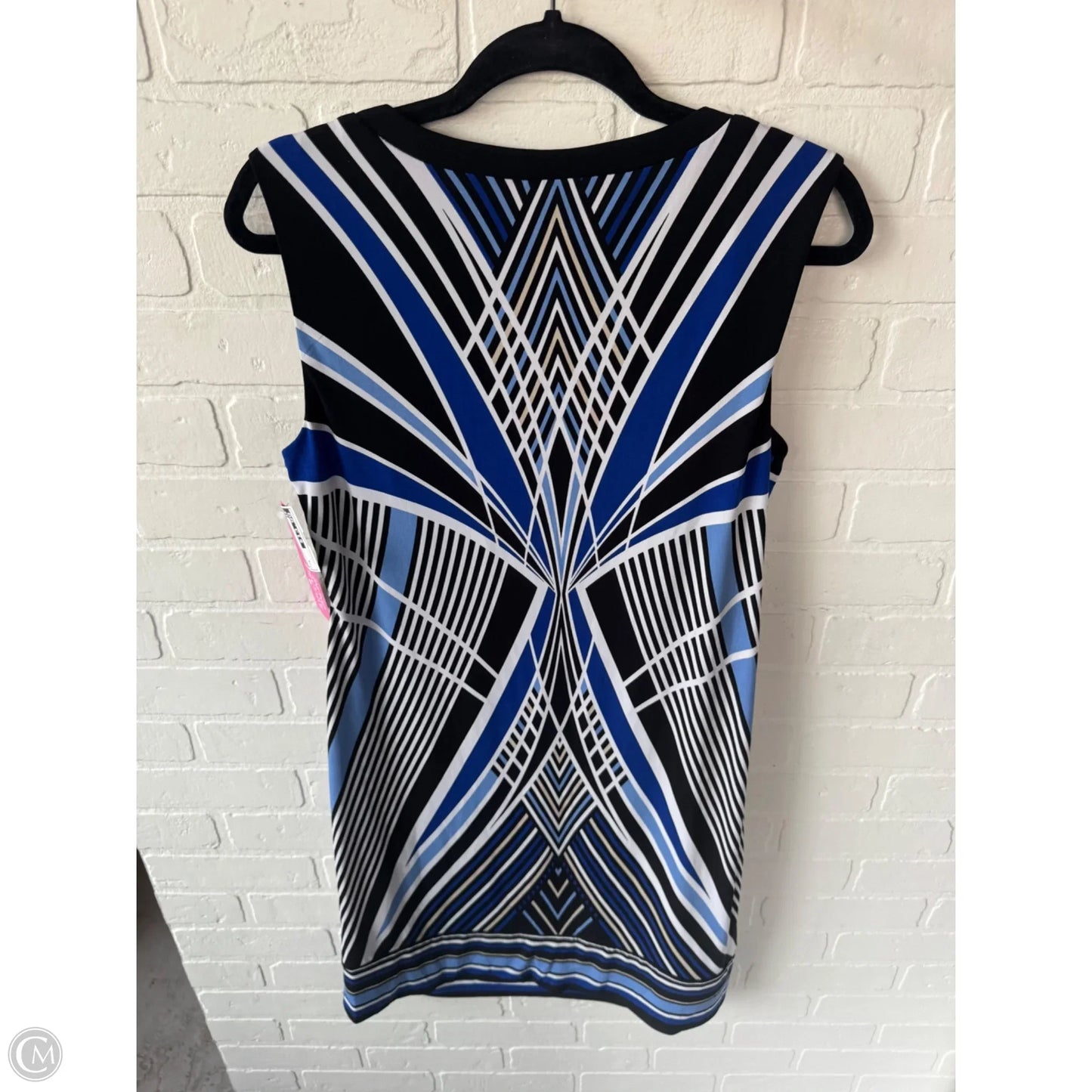 Dress Work By Jm Collections In Black & Blue, Size: M