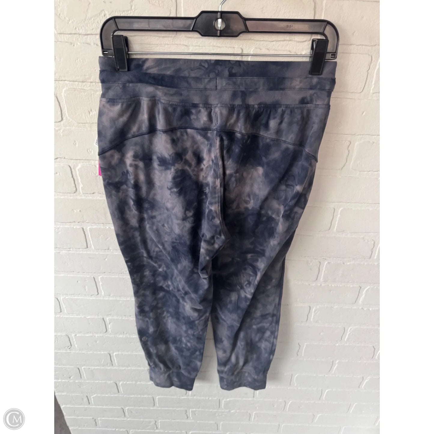 Athletic Pants By Lululemon In Blue & Grey, Size: 6