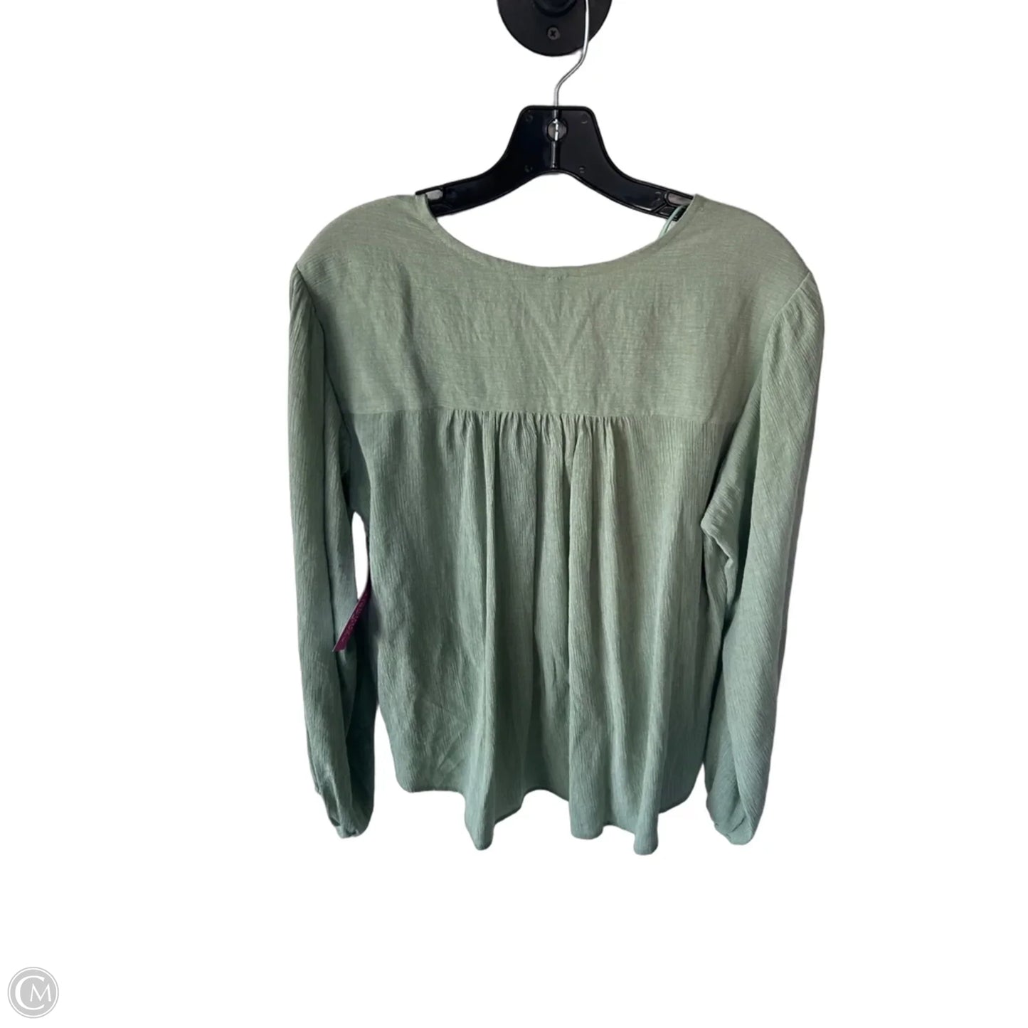 Top Long Sleeve By Free People In Green, Size: Xs