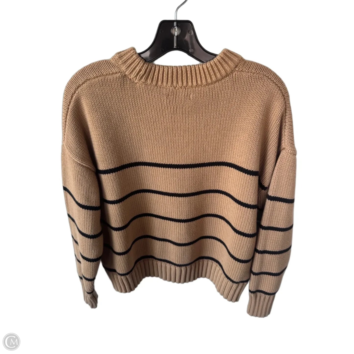 Sweater By Quince In Black & Brown, Size: S