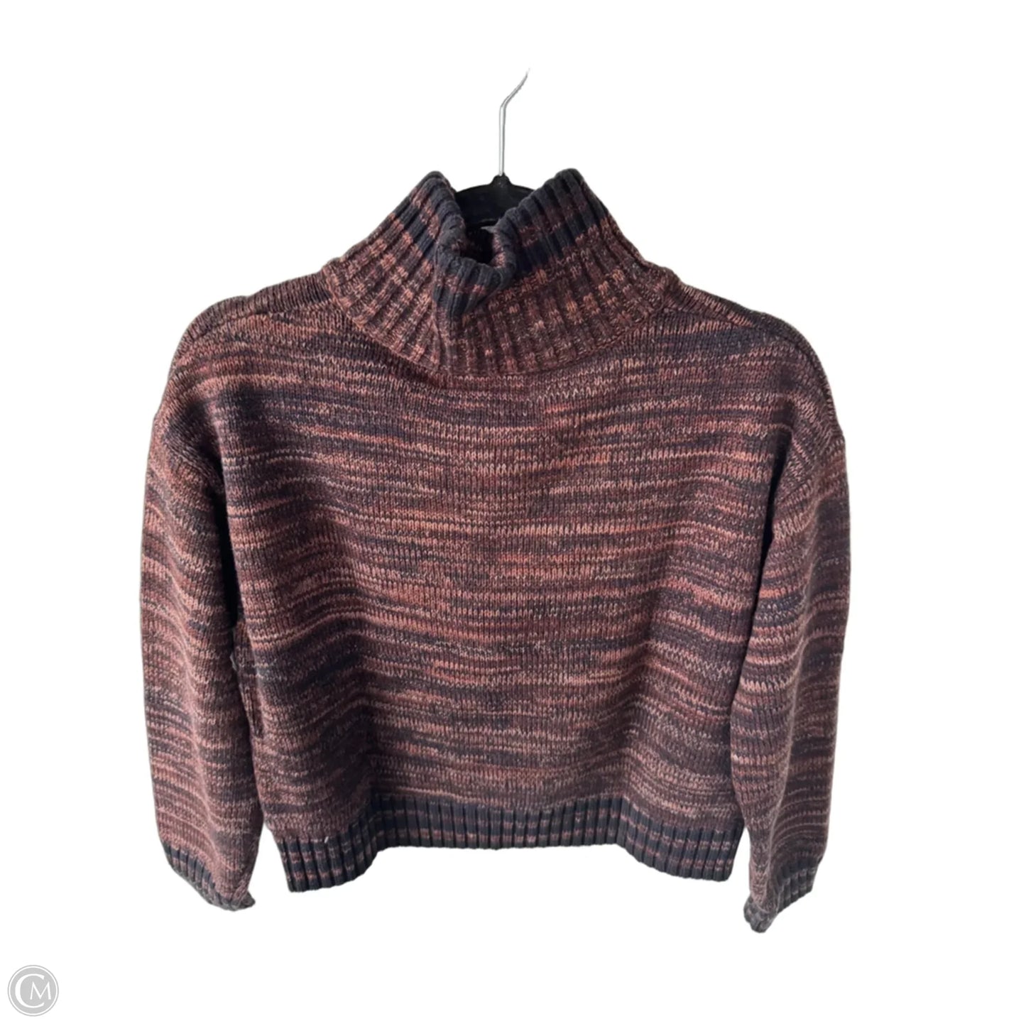 Sweater By John + Jenn In Blue & Brown, Size: S