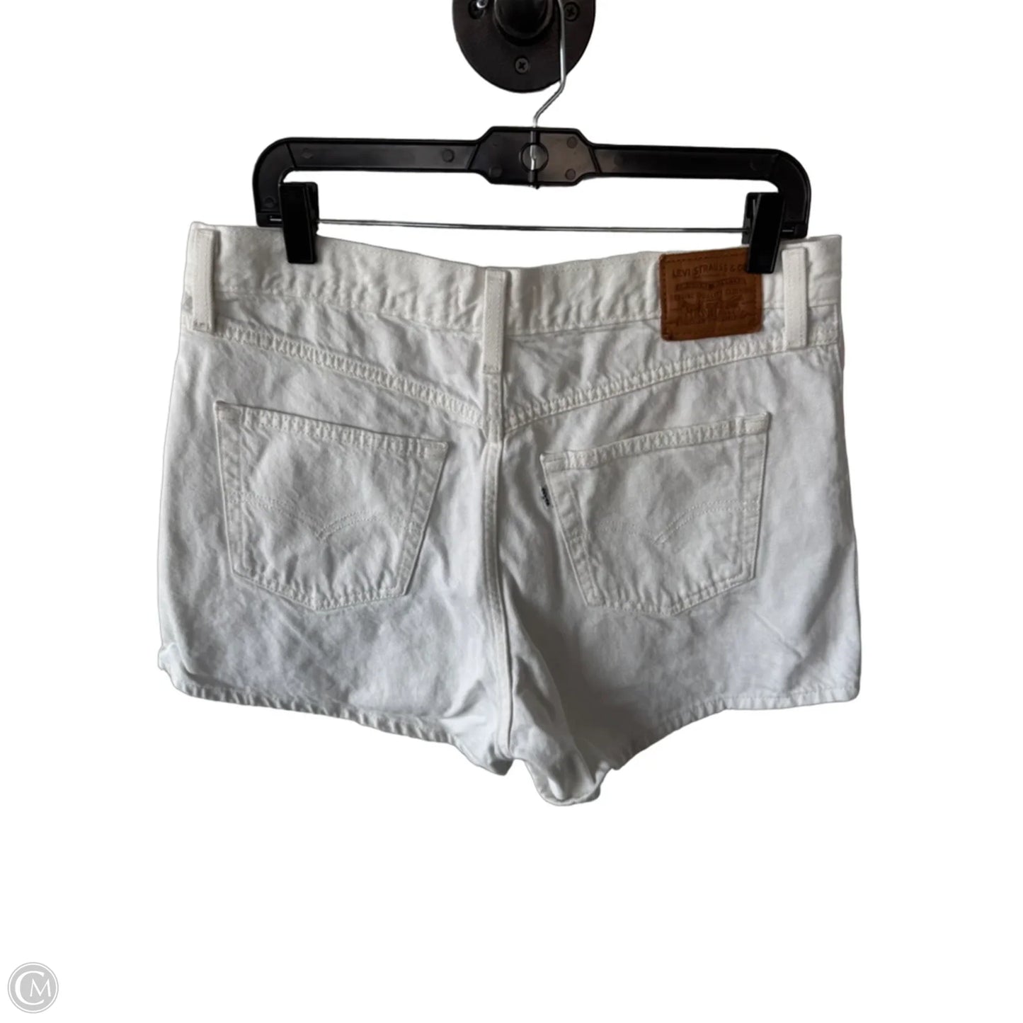 Shorts By Levis In White Denim, Size: 14