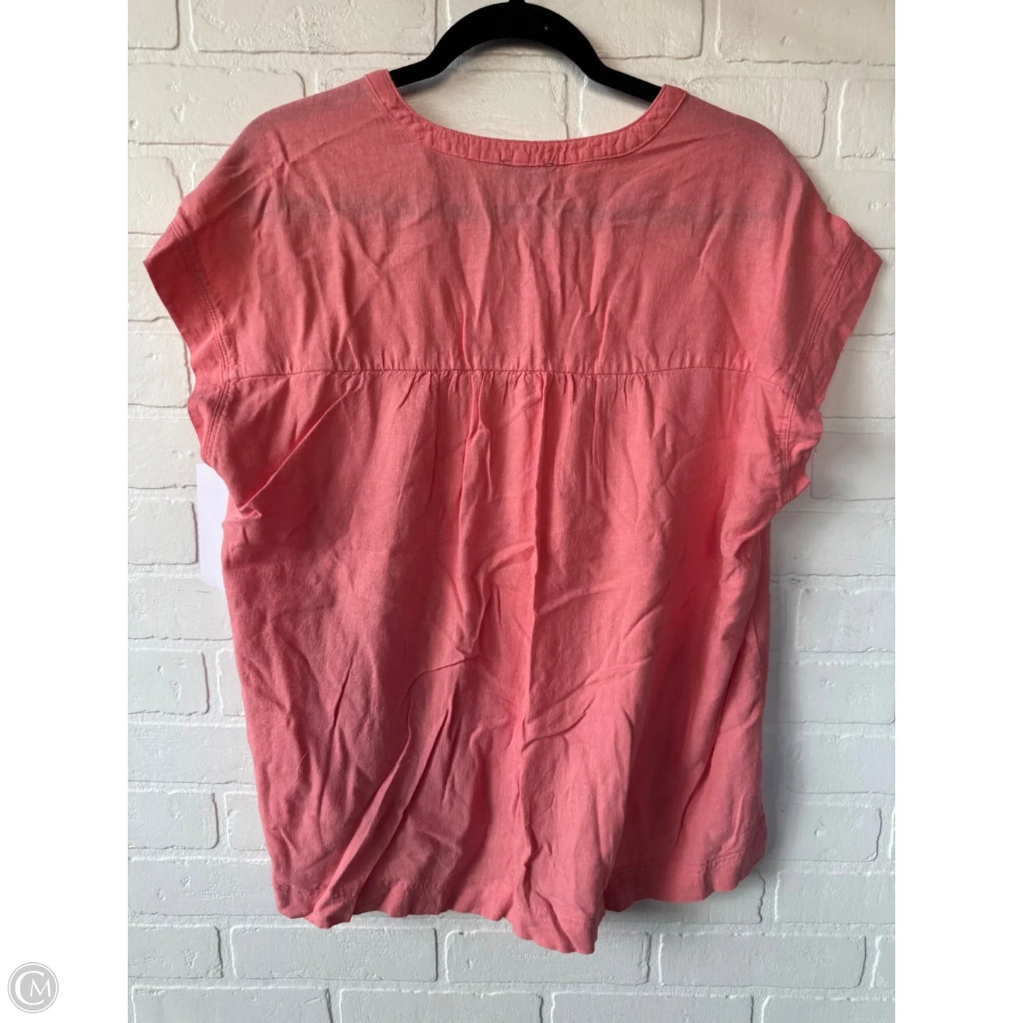 Top Short Sleeve By Splendid In Pink, Size: L