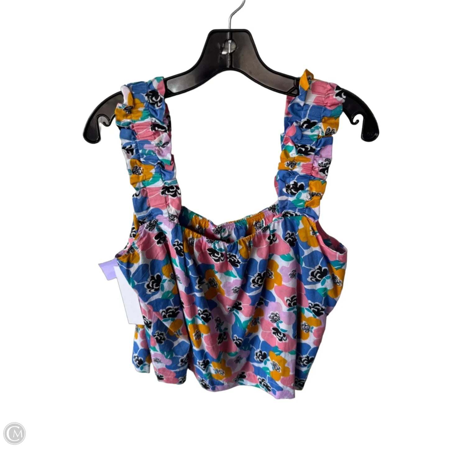 Top Sleeveless By On 34th In Blue & Pink, Size: L