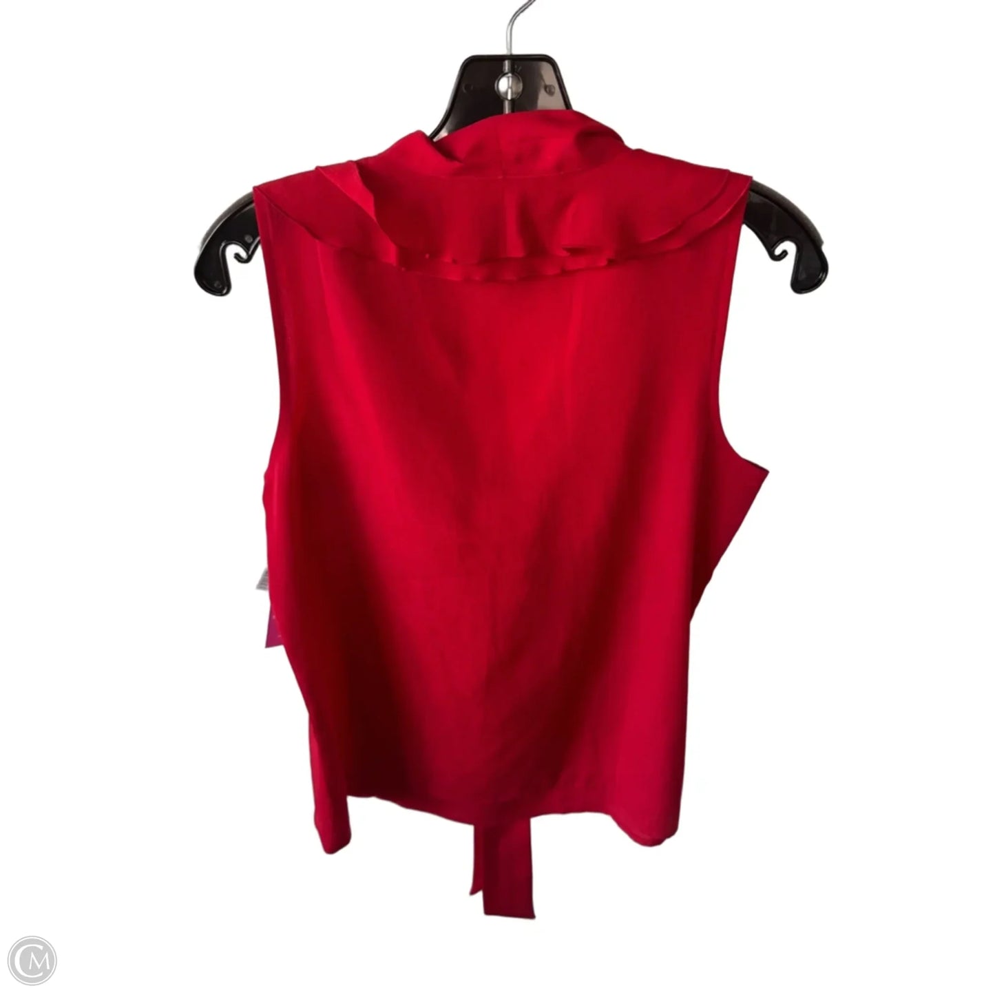 Top Sleeveless By Loft In Red, Size: Mp