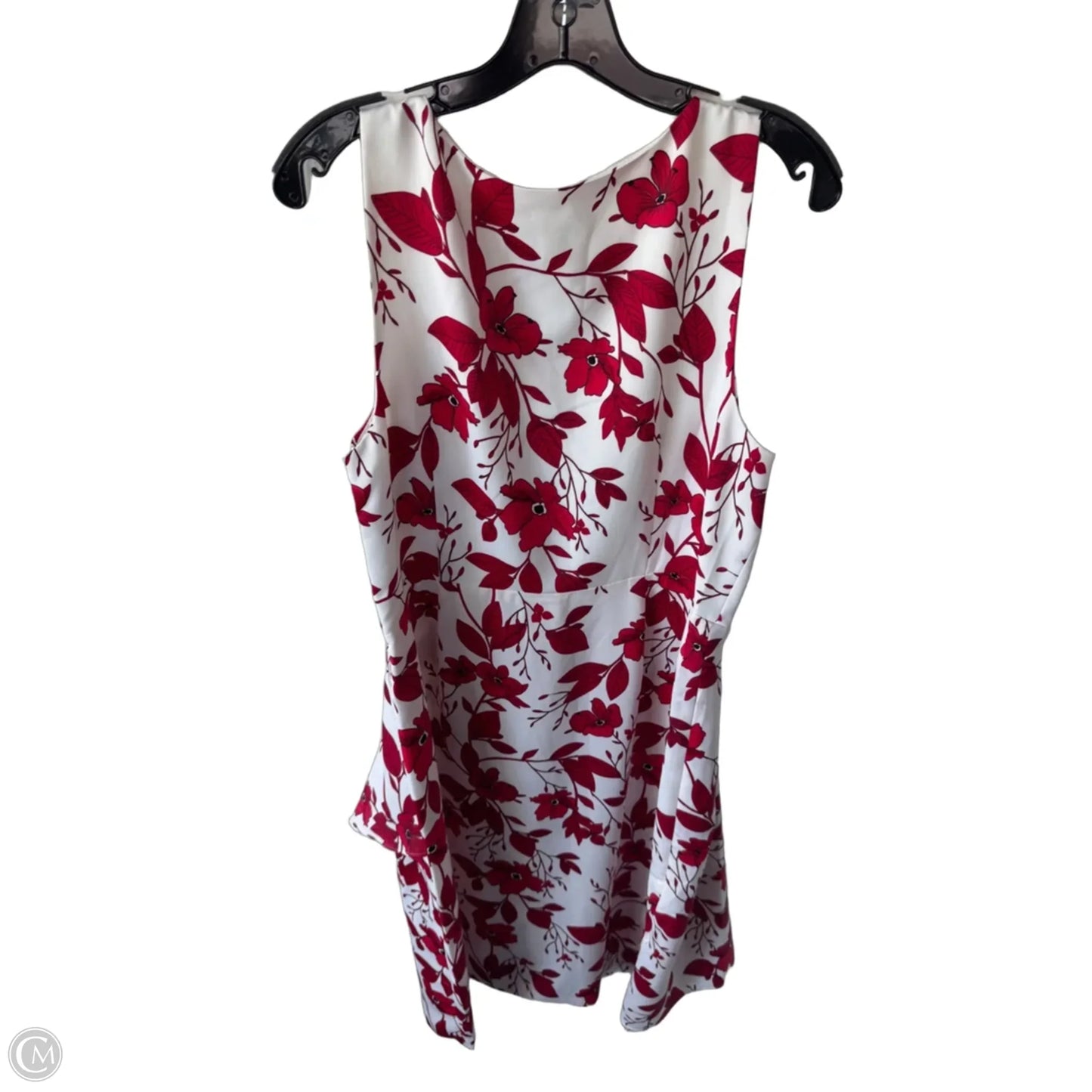 Dress Party Midi By Banana Republic In Red & White, Size: L