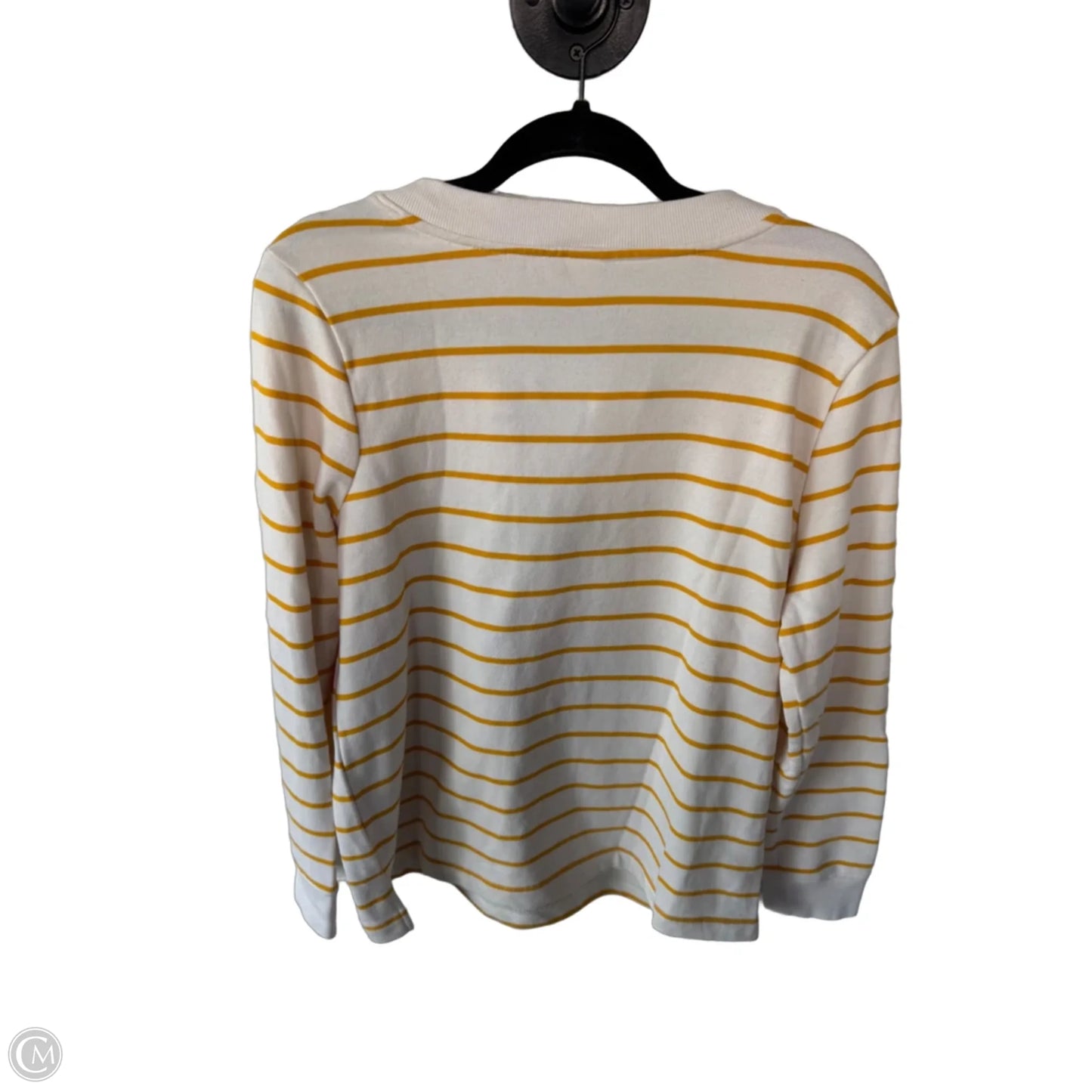 Sweatshirt Crewneck By Old Navy In Cream & Yellow, Size: M