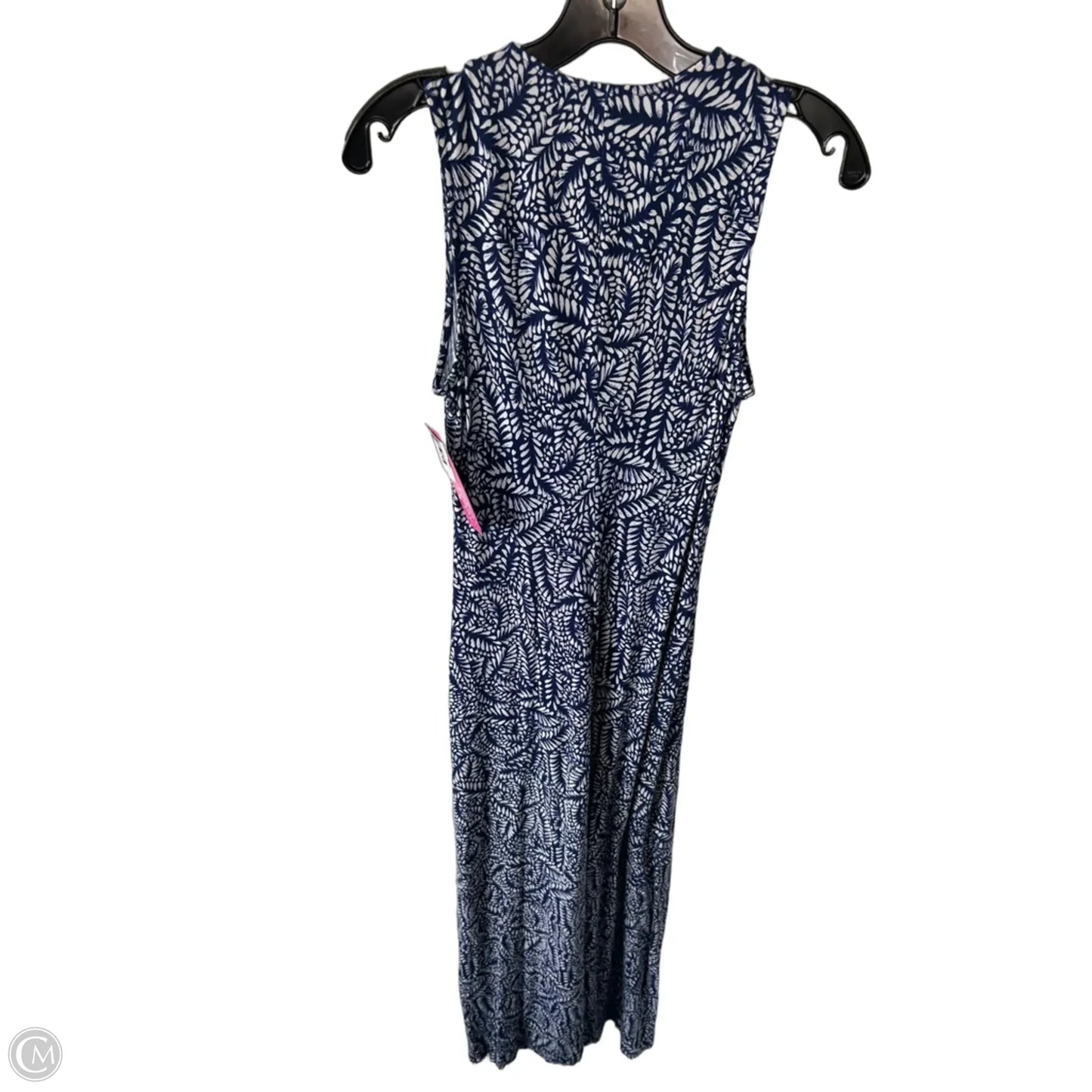 Dress Casual Maxi By Tommy Bahama In Blue & White, Size: S