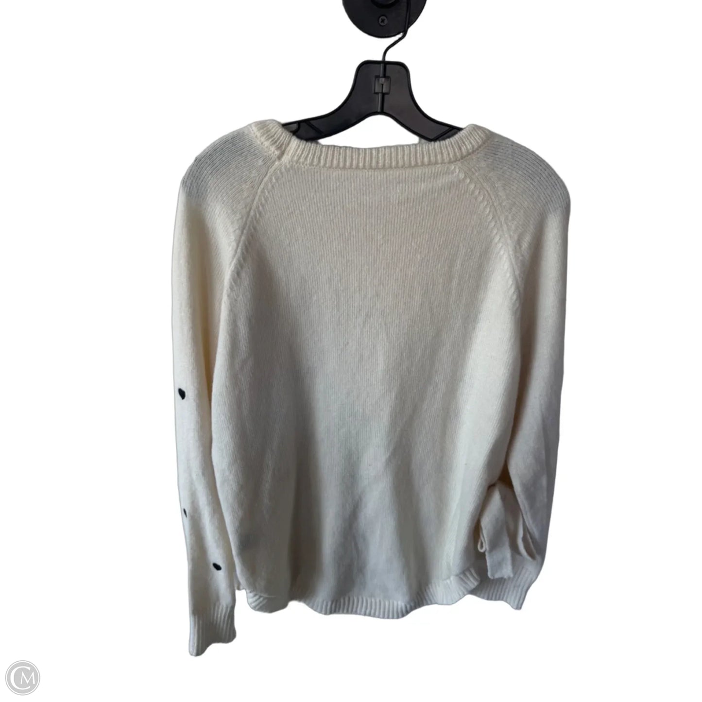 Sweater By Shein In Black & Cream, Size: M