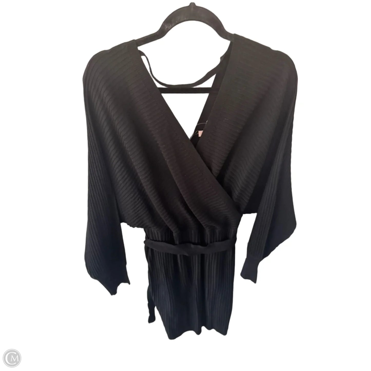 Dress Sweater By Love Tree In Black, Size: L