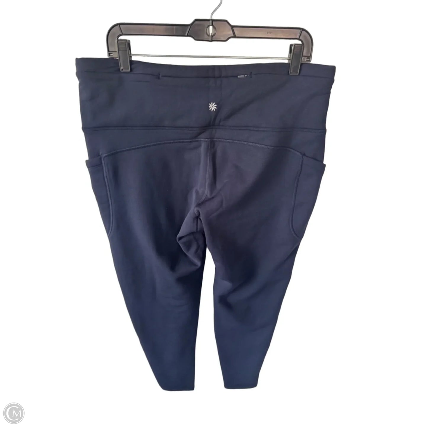 Athletic Leggings By Athleta In Blue, Size: 18
