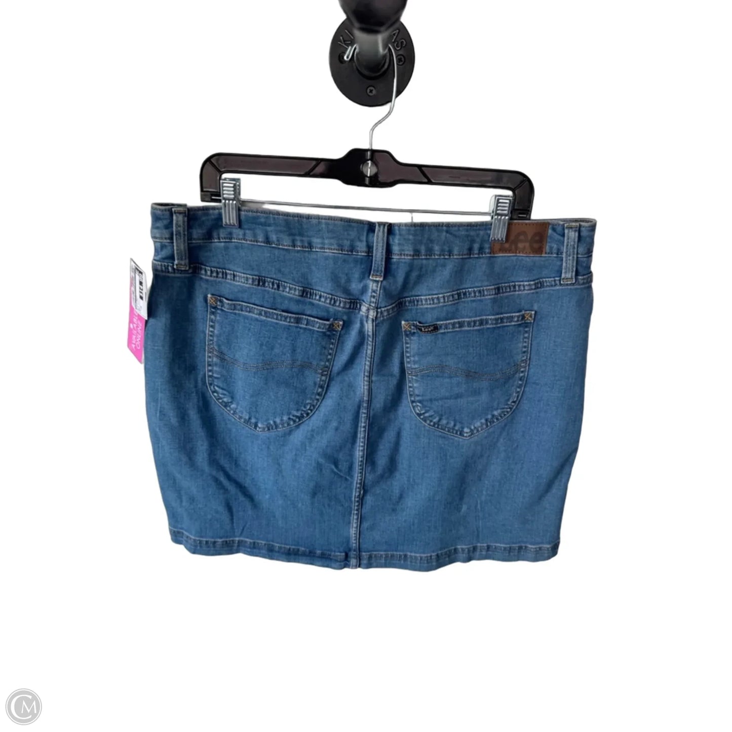 Skirt Maxi By Lee In Blue Denim, Size: 18