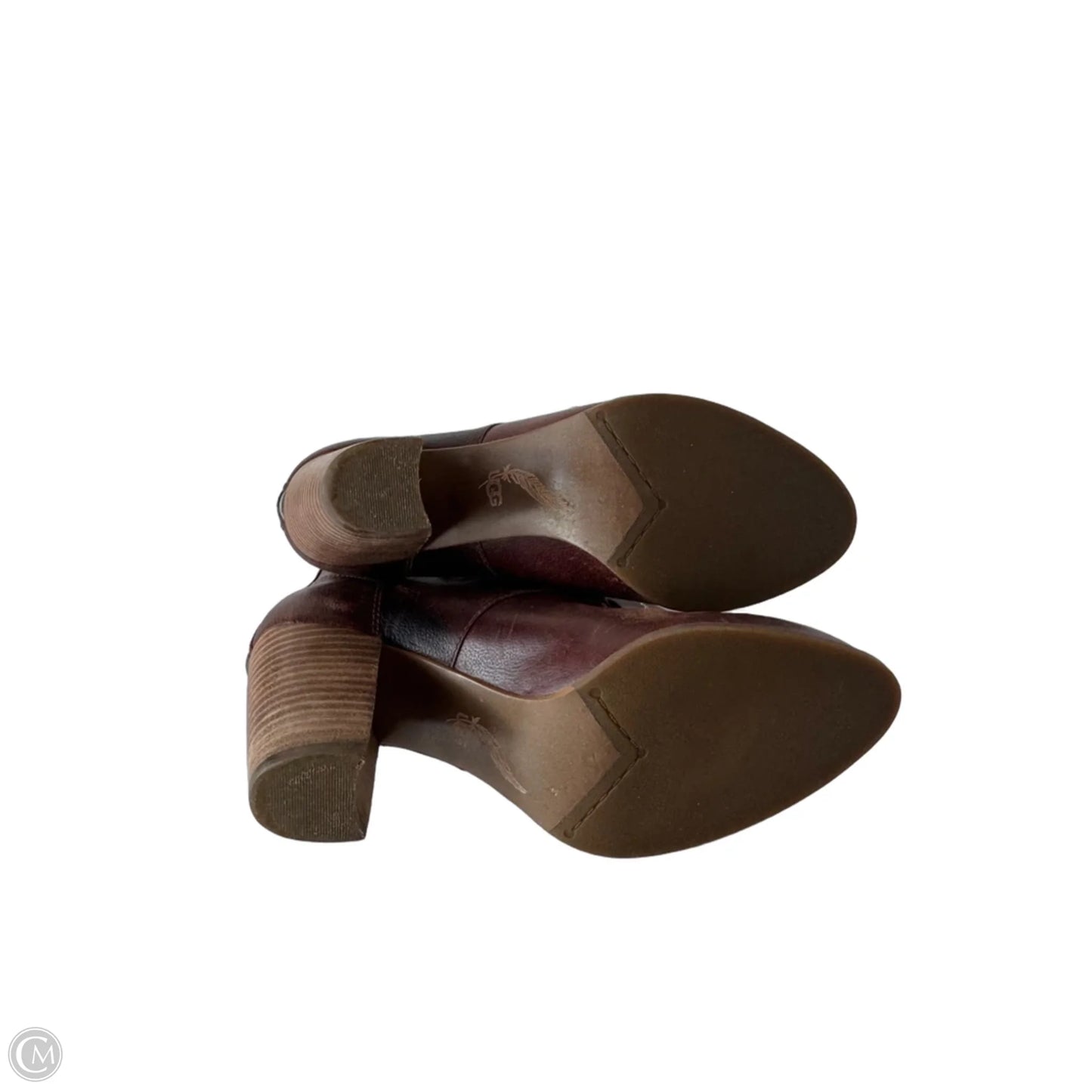 Boots Designer By Ugg In Brown, Size: 8.5