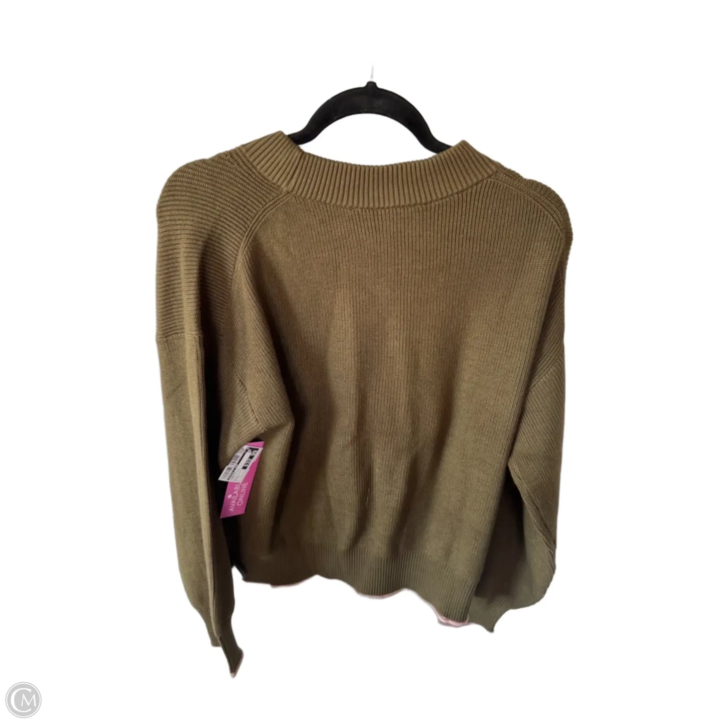 Sweater By Scotch & Soda In Green & Pink, Size: L