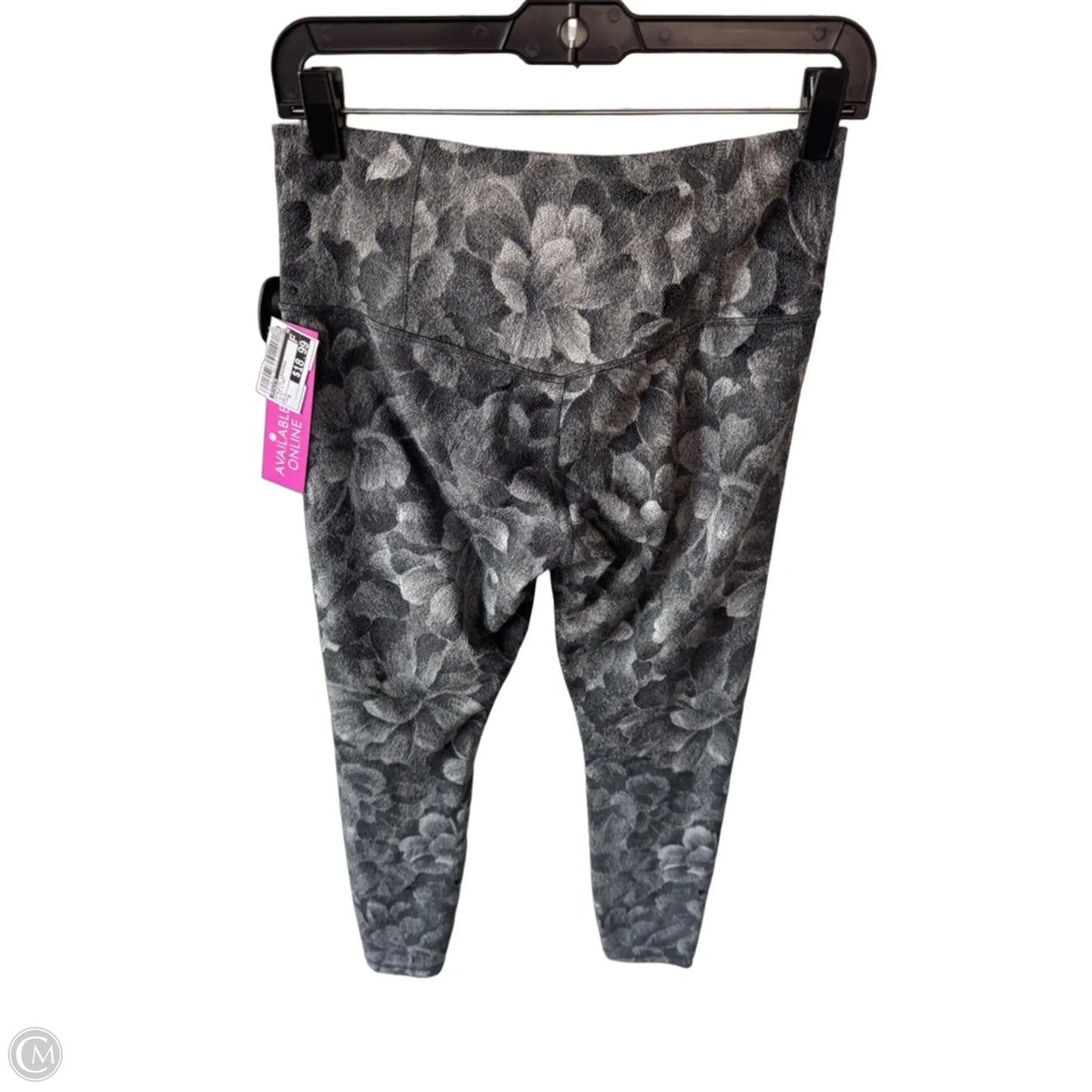 Athletic Leggings By Athleta In Black & Grey, Size: 8