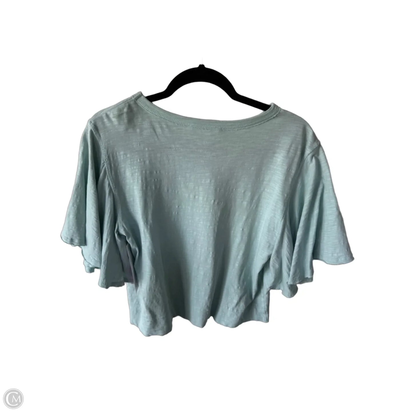 Top Short Sleeve By Treasure And Bond In Blue, Size: Xs