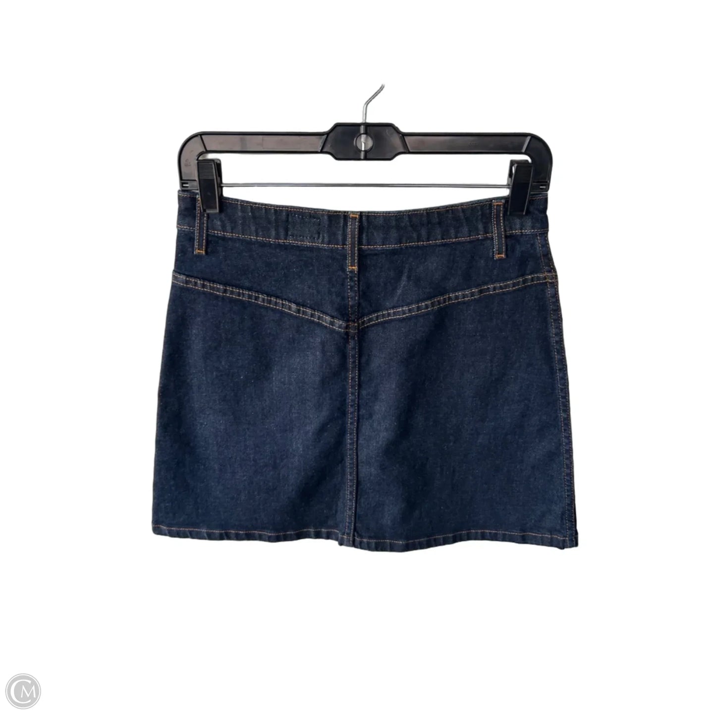 Skirt Mini & Short By Adriano Goldschmied In Blue Denim, Size: 6