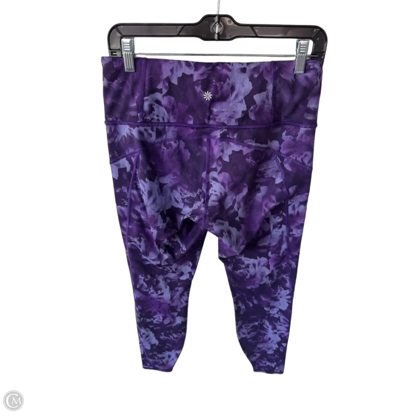 Athletic Leggings By Athleta In Purple, Size: 8