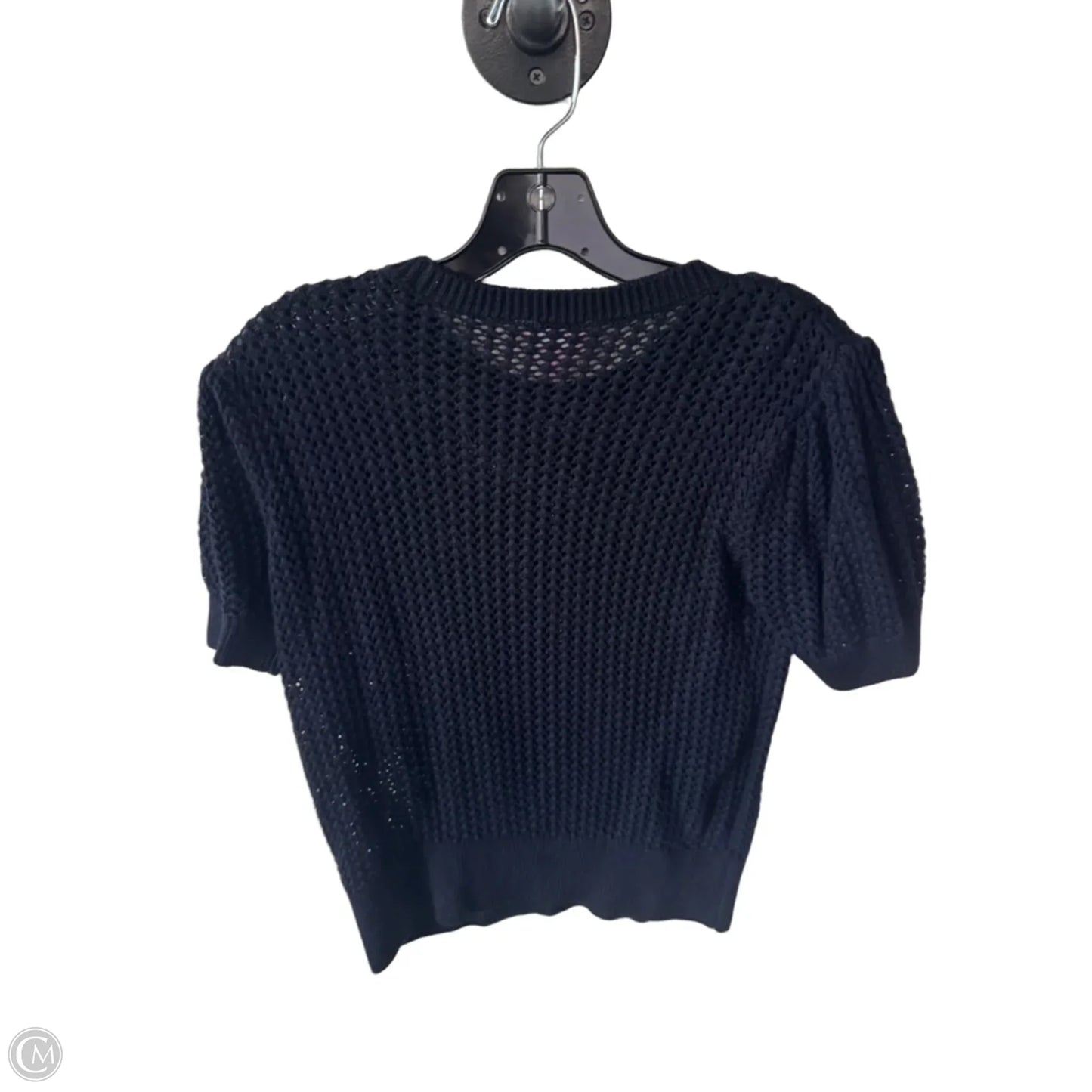 Sweater Short Sleeve By Muse In Navy, Size: M