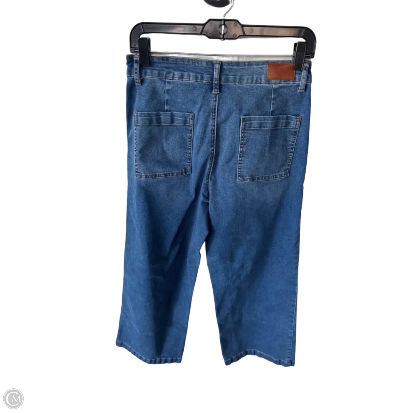 Jeans Wide Leg By Cme In Blue Denim, Size: 8
