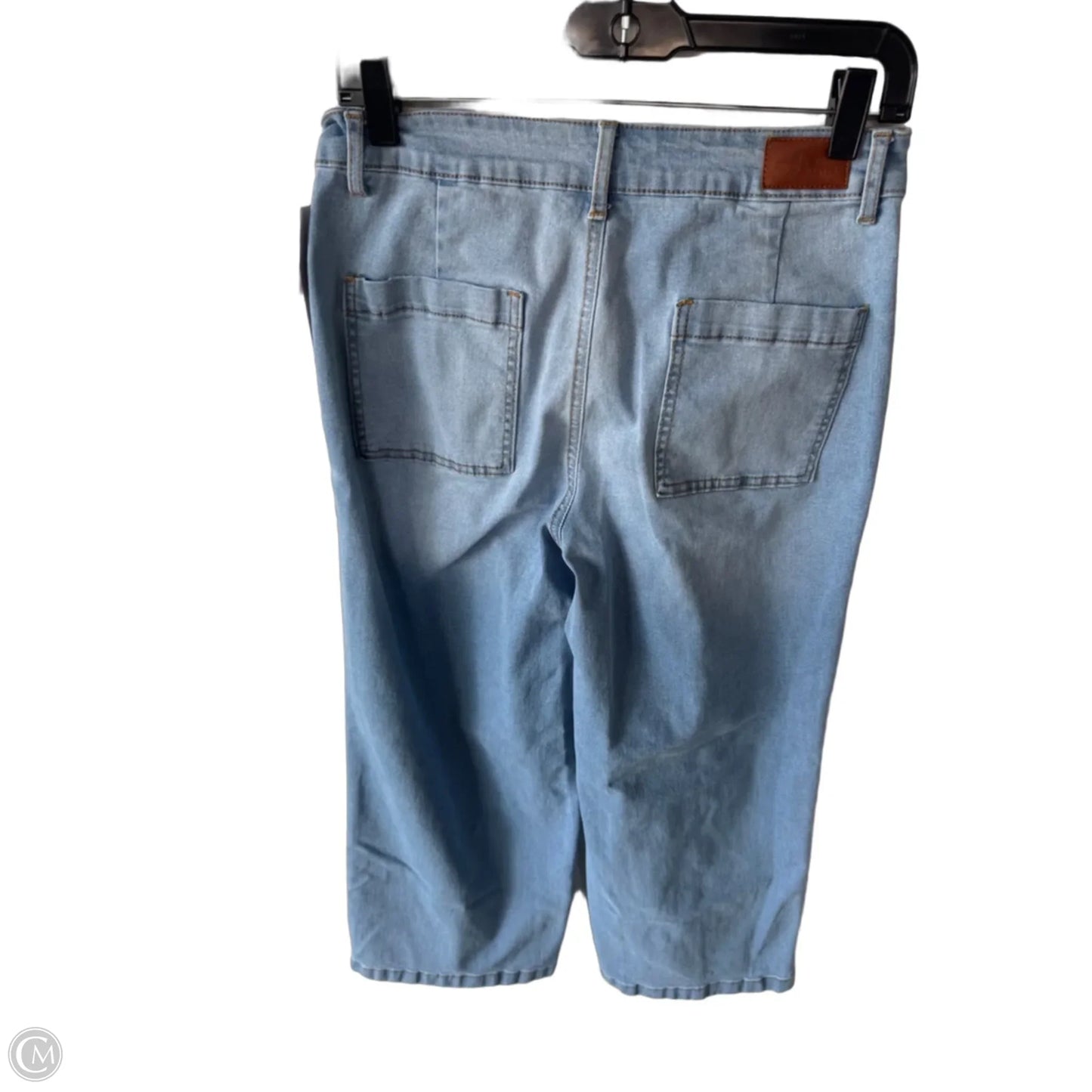 Jeans Wide Leg By Cme In Blue Denim, Size: 8