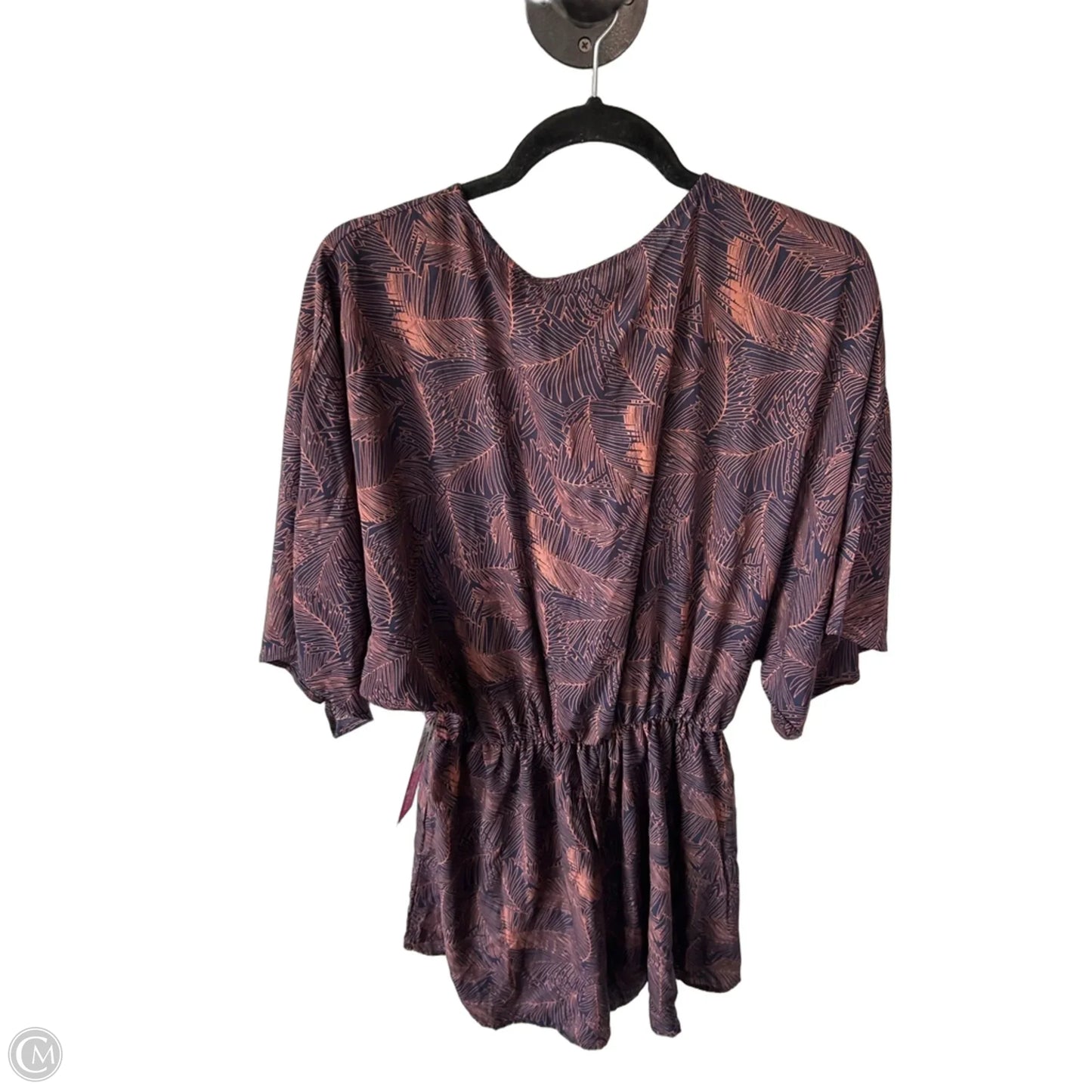 Romper By Clothes Mentor In Blue & Orange, Size: L