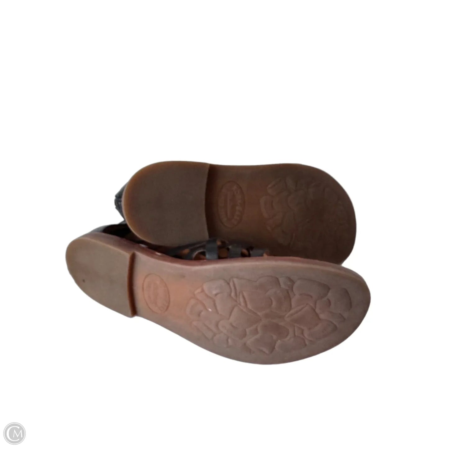 Sandals Flats By Kork Ease In Black & Brown, Size: 7