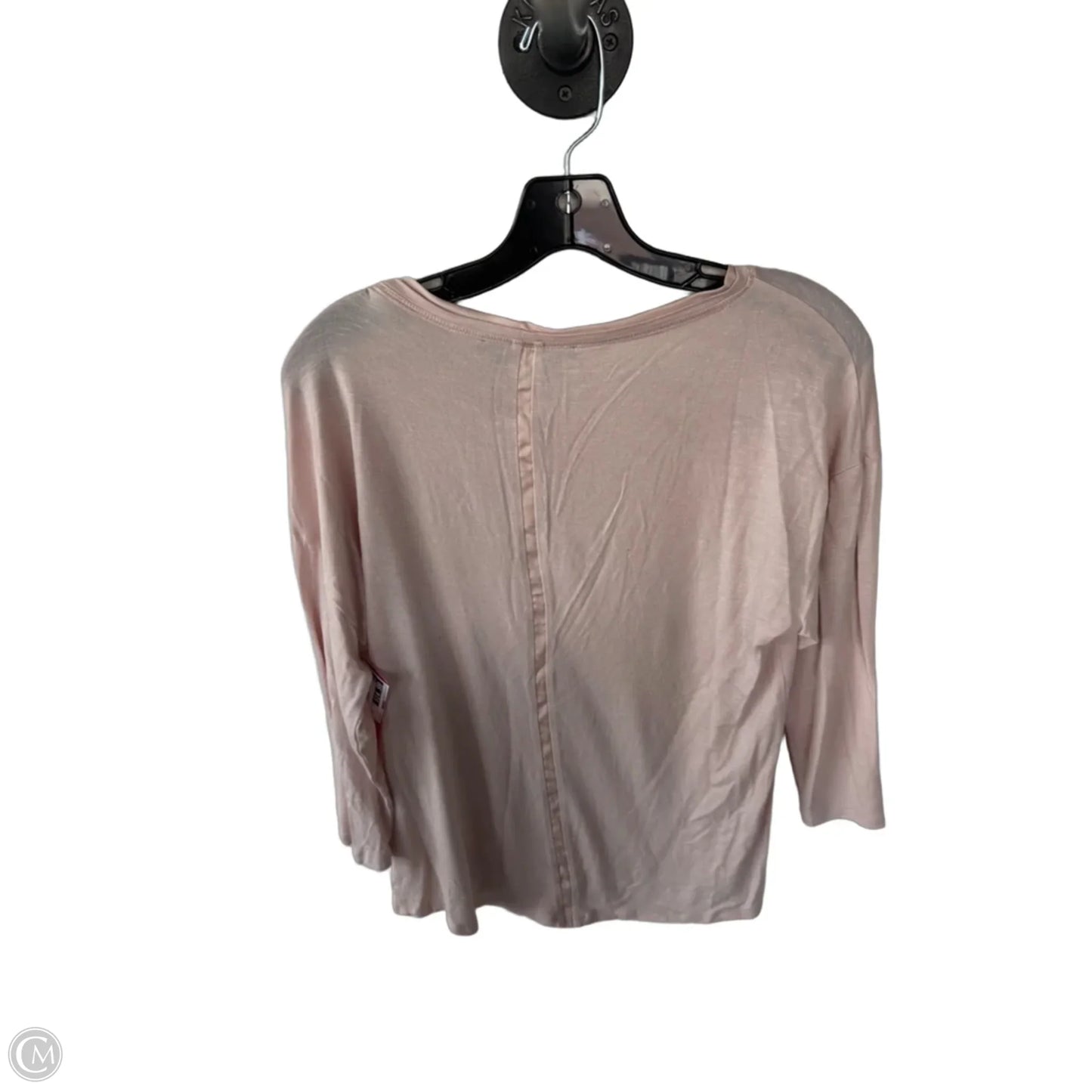 Top 3/4 Sleeve By White House Black Market In Pink, Size: S