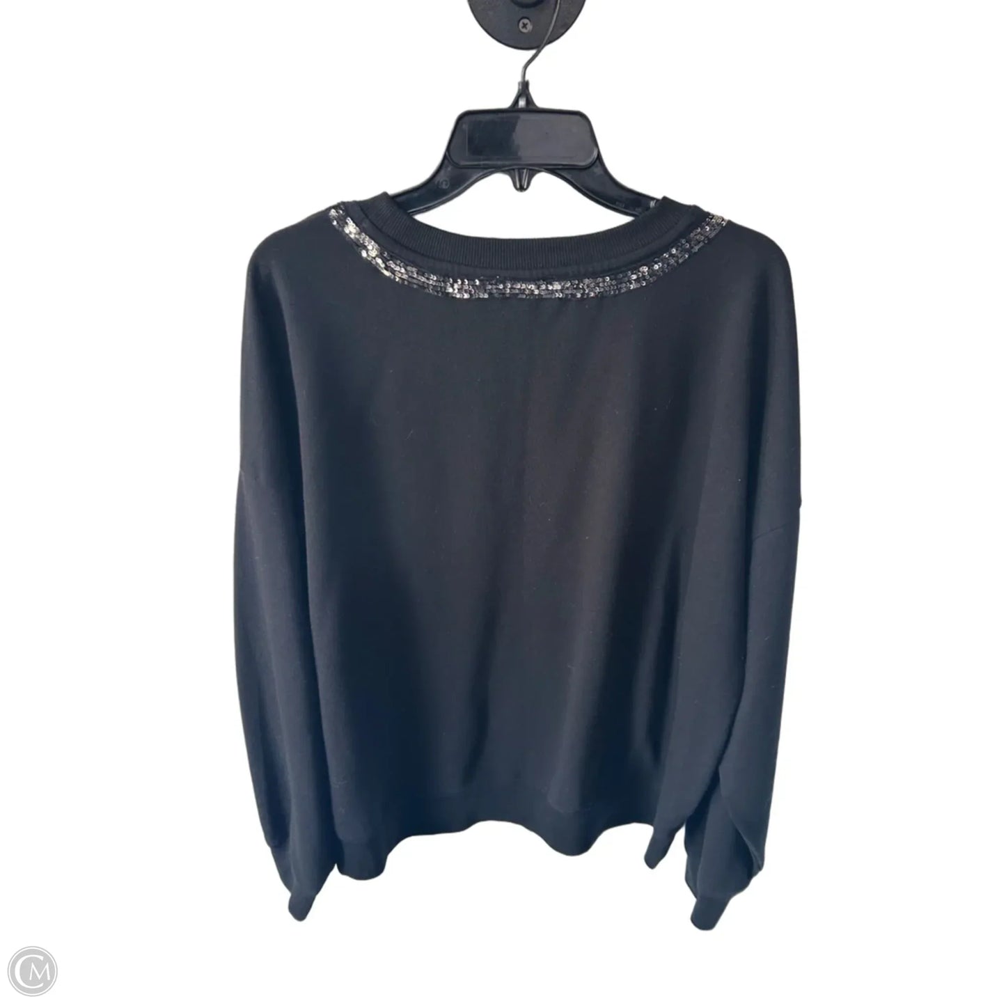 Sweatshirt Crewneck By Maeve In Black, Size: Xl