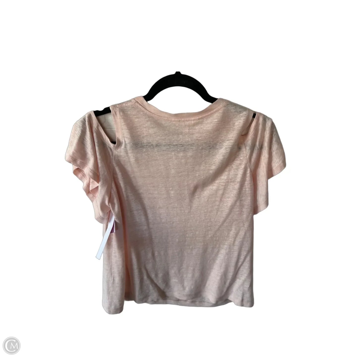 Top Short Sleeve By Rebecca Taylor In Pink, Size: S