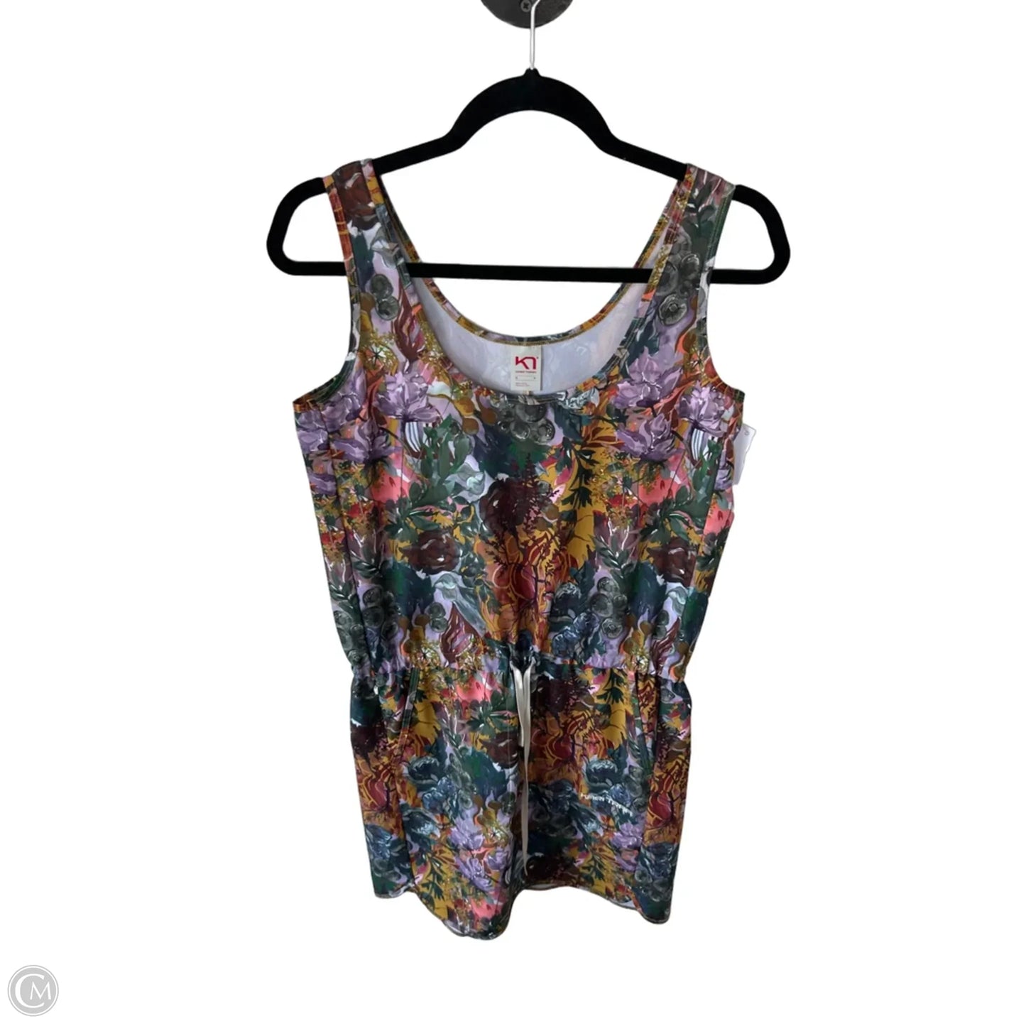 Athletic Dress By Clothes Mentor In Grey & Yellow, Size: S