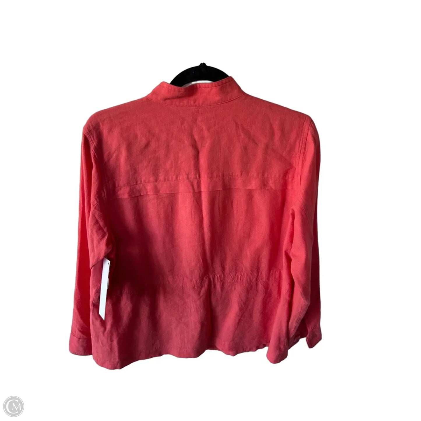 Jacket Shirt By Christopher And Banks In Pink, Size: Mp